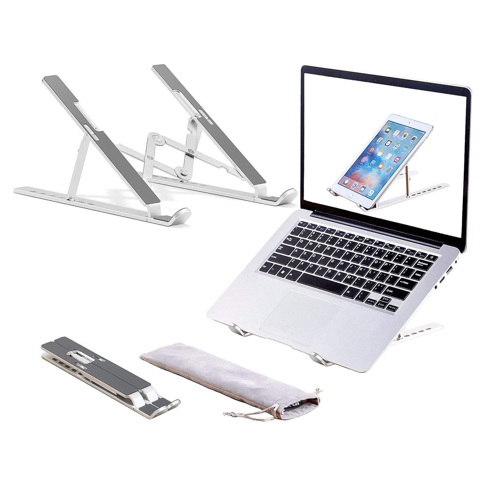 Soporte Ajustable para Laptop ZSIMC de Aluminio Plegable 27.3 cm