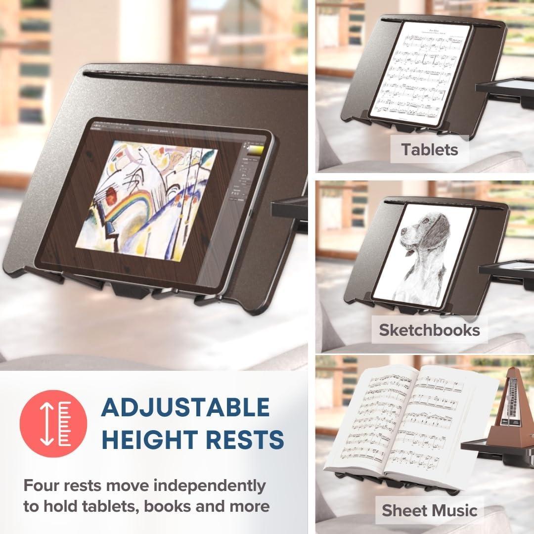 Soporte de Laptop LEVO G2 Rodante Ergonómico 33x33 cm