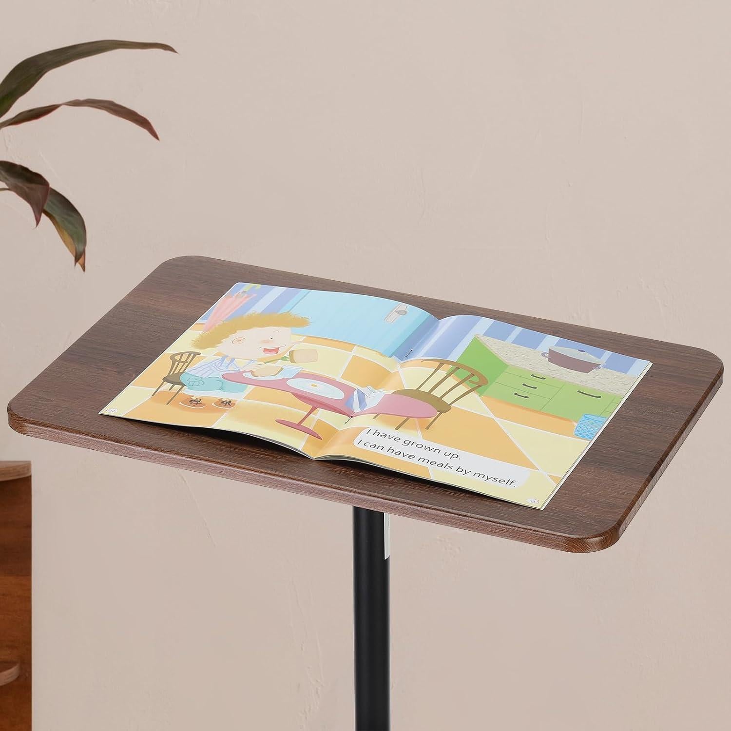 Soporte de Libro Ajustable YOKIVE Negro 47-120 cm Multifuncional