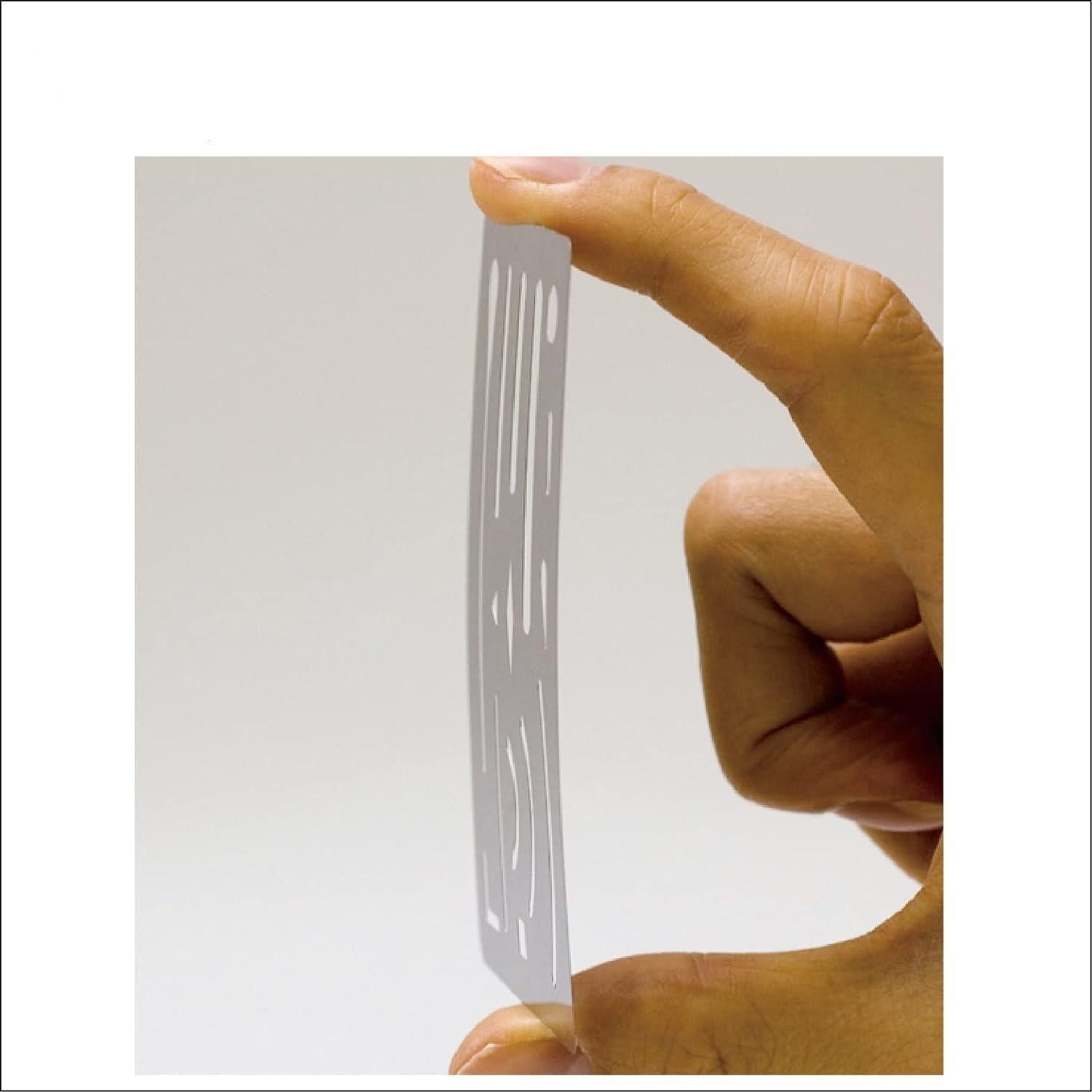 Escudo de Borrado Acero Inoxidable Junfamilee 9.4x6.1cm 26 Aperturas