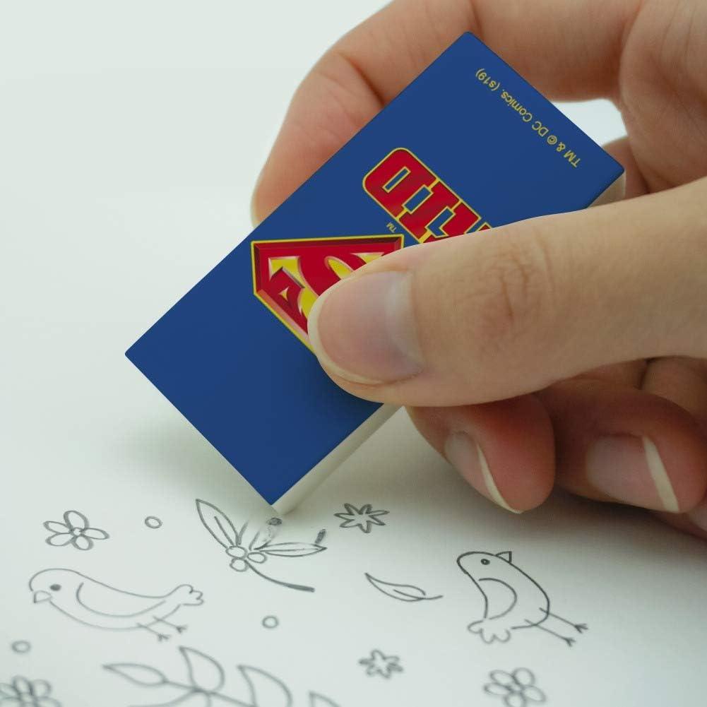 Set de 2 Borradores Superman Graphics and More 6.4x3.1cm