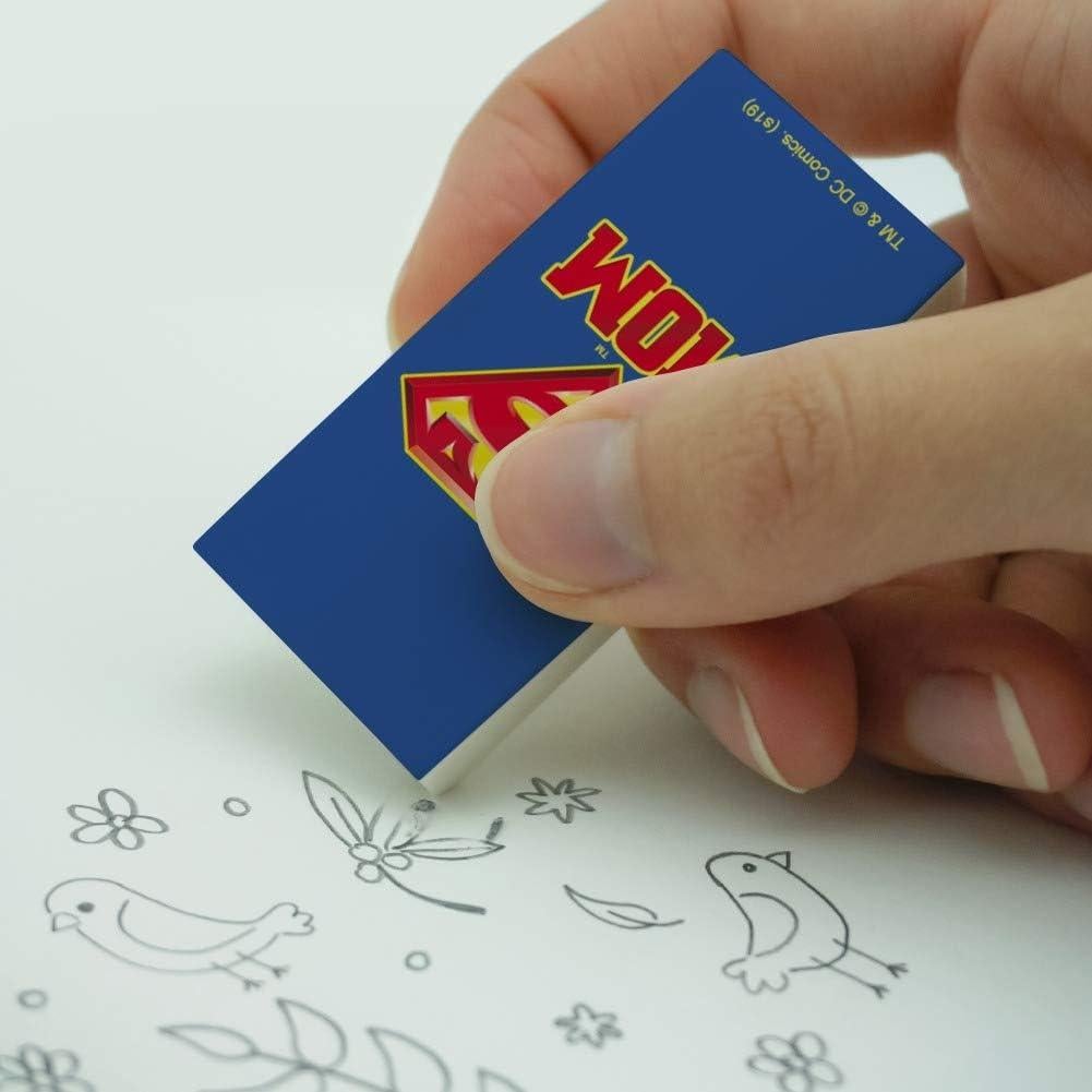 Set de 2 Borradores Superman Graphics and More 6.4x3.1cm