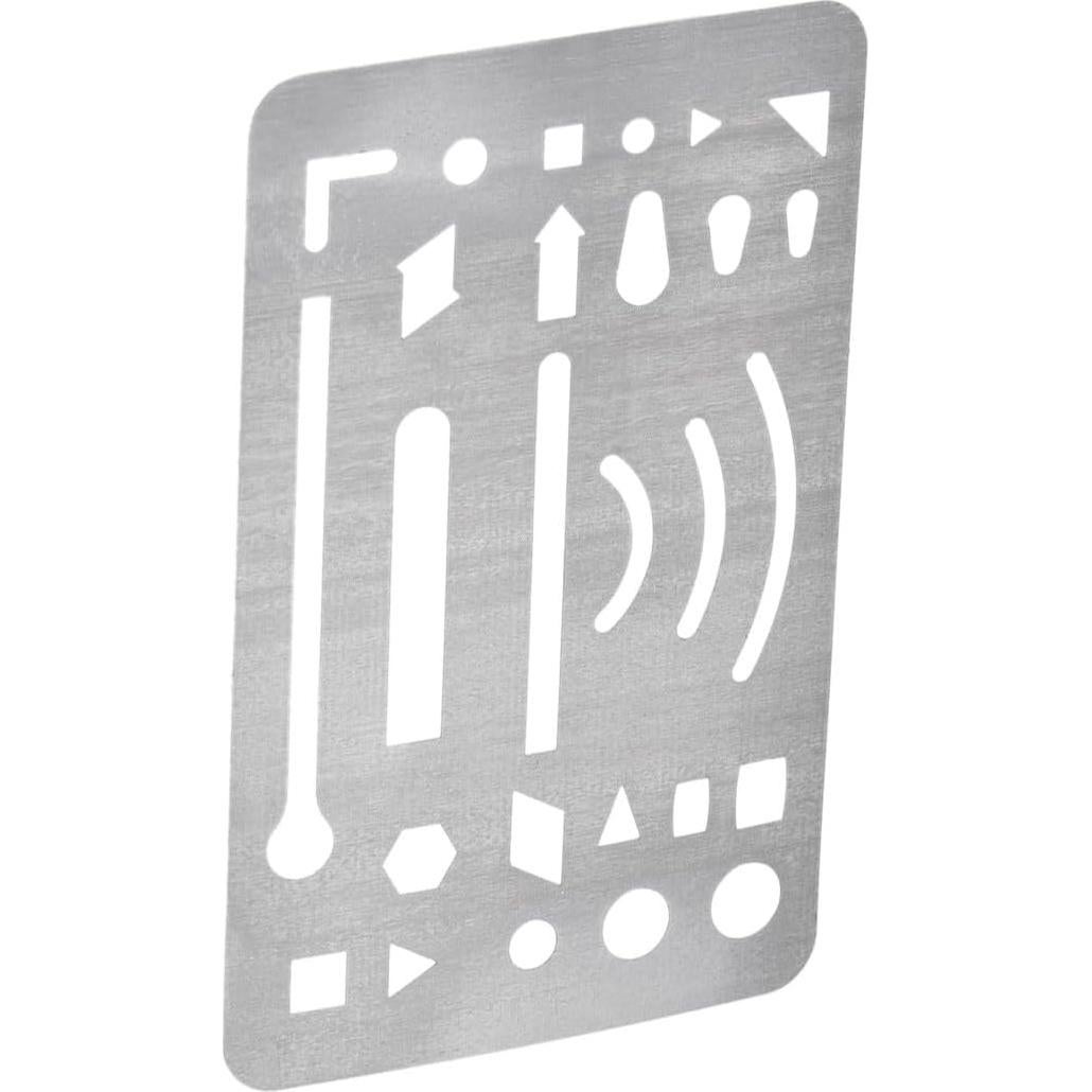 Plantillas de Dibujo Kozelo - 3 Piezas Acero Inoxidable 27 Patrones