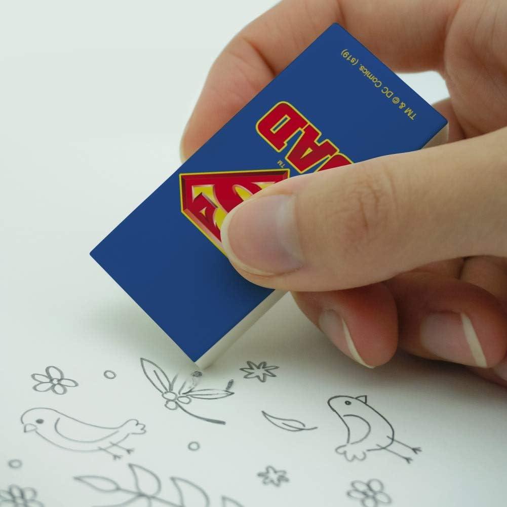 Set de 2 Borradores Superman Graphics and More 6.4x3.1cm