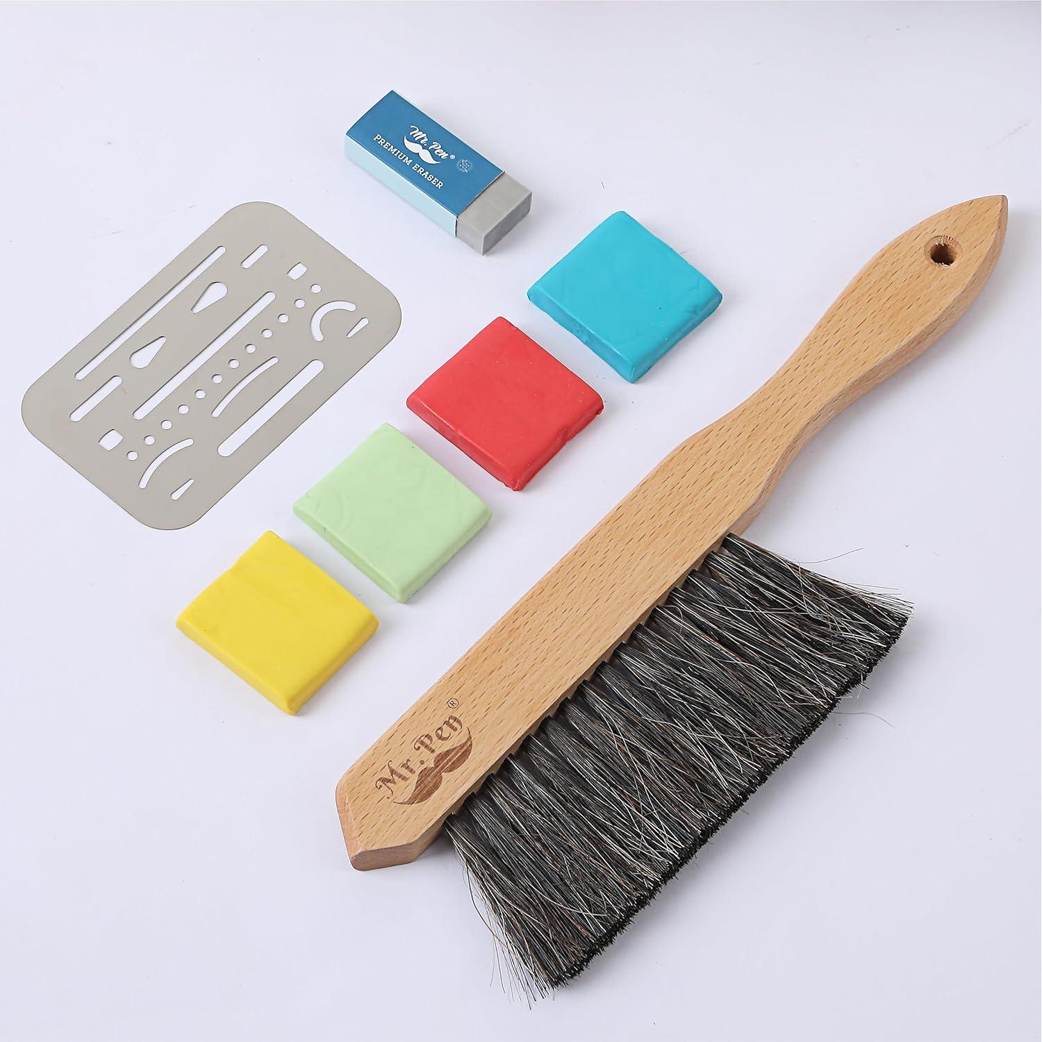 Set de Dibujo Mr. Pen: Gomas, Lápices y Cepillo para Artistas