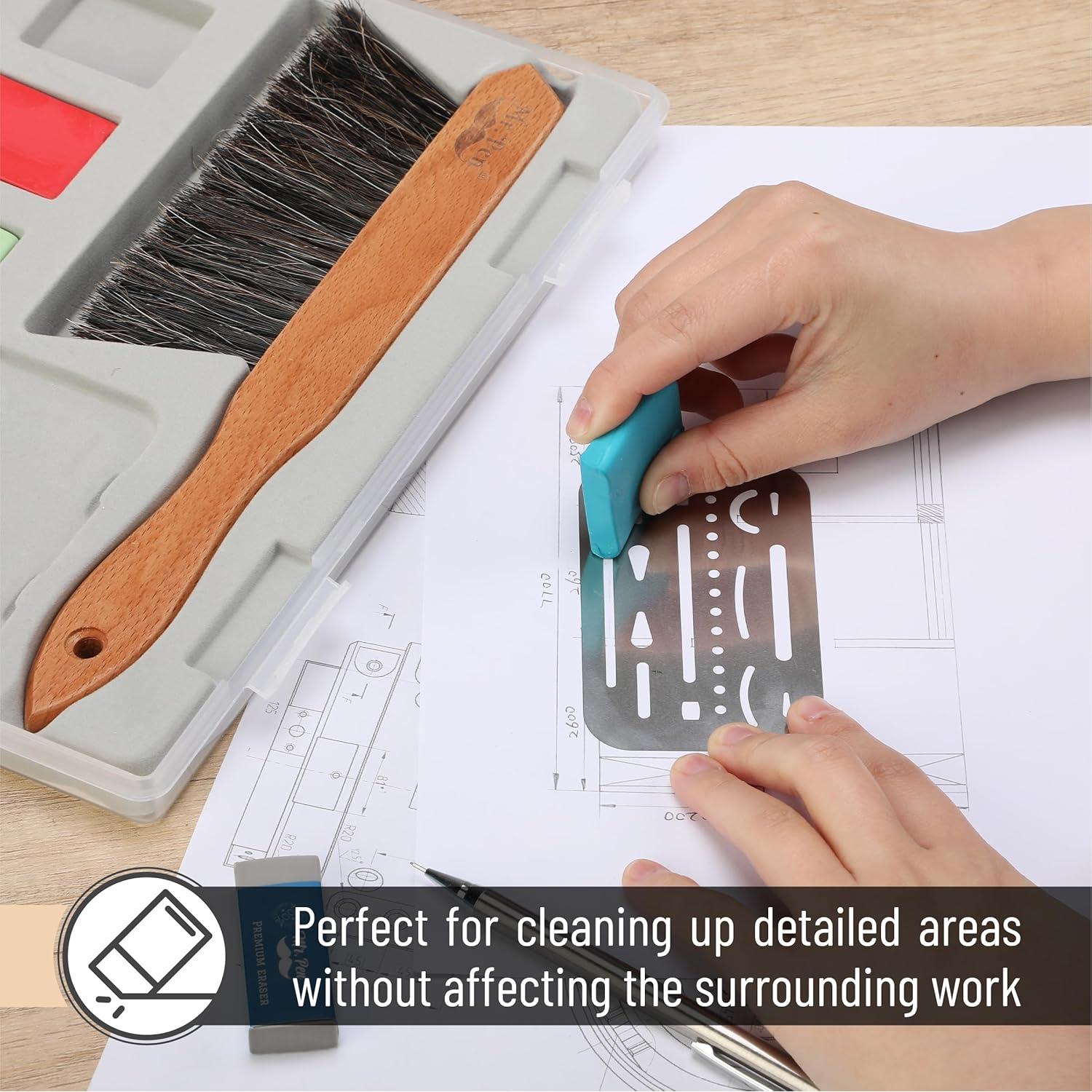 Set de Gomas de Borrar y Lápices Mr. Pen - 12 Lápices #2HB