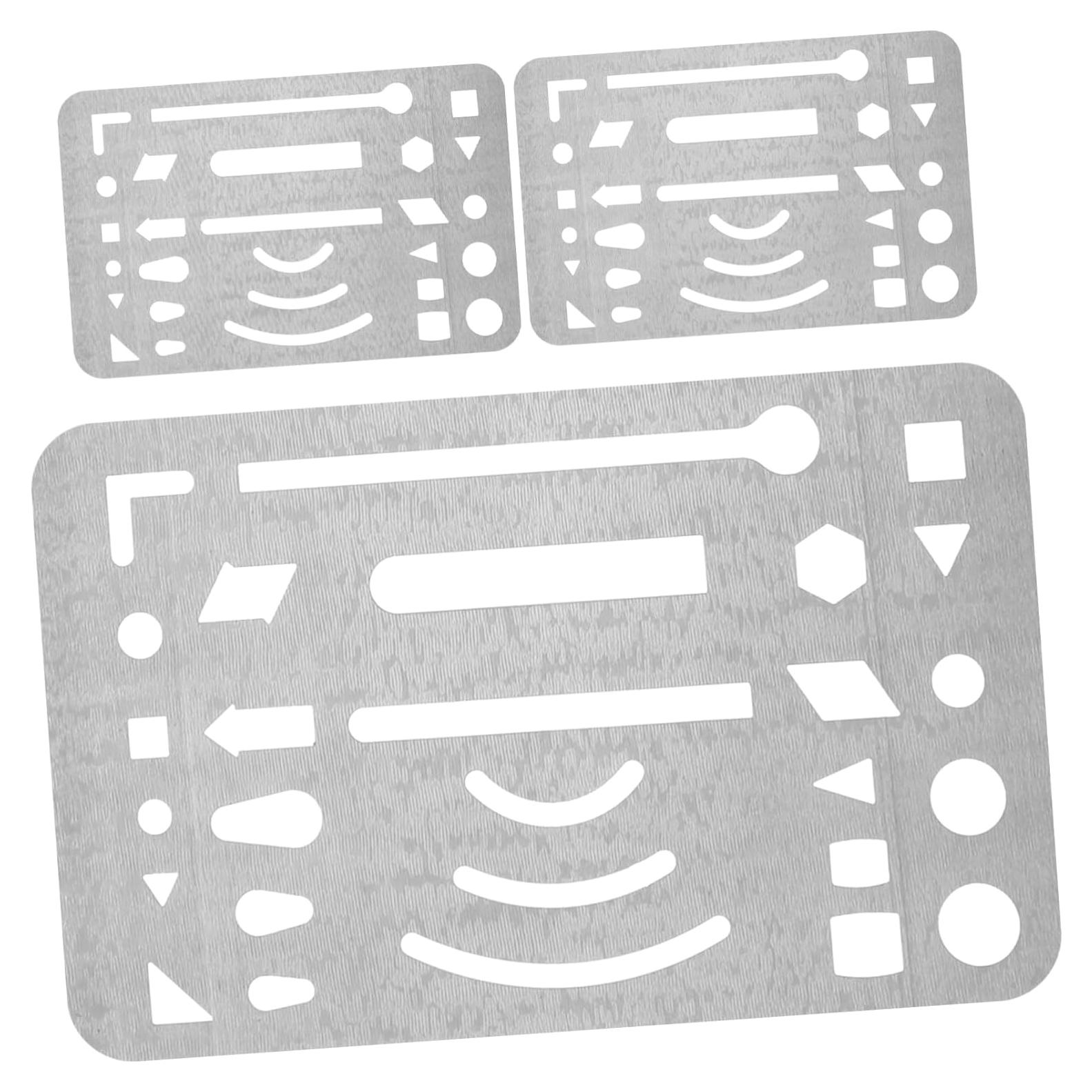 Plantilla de Borrado de Acero Inoxidable Veemoon 9.09x5.21cm