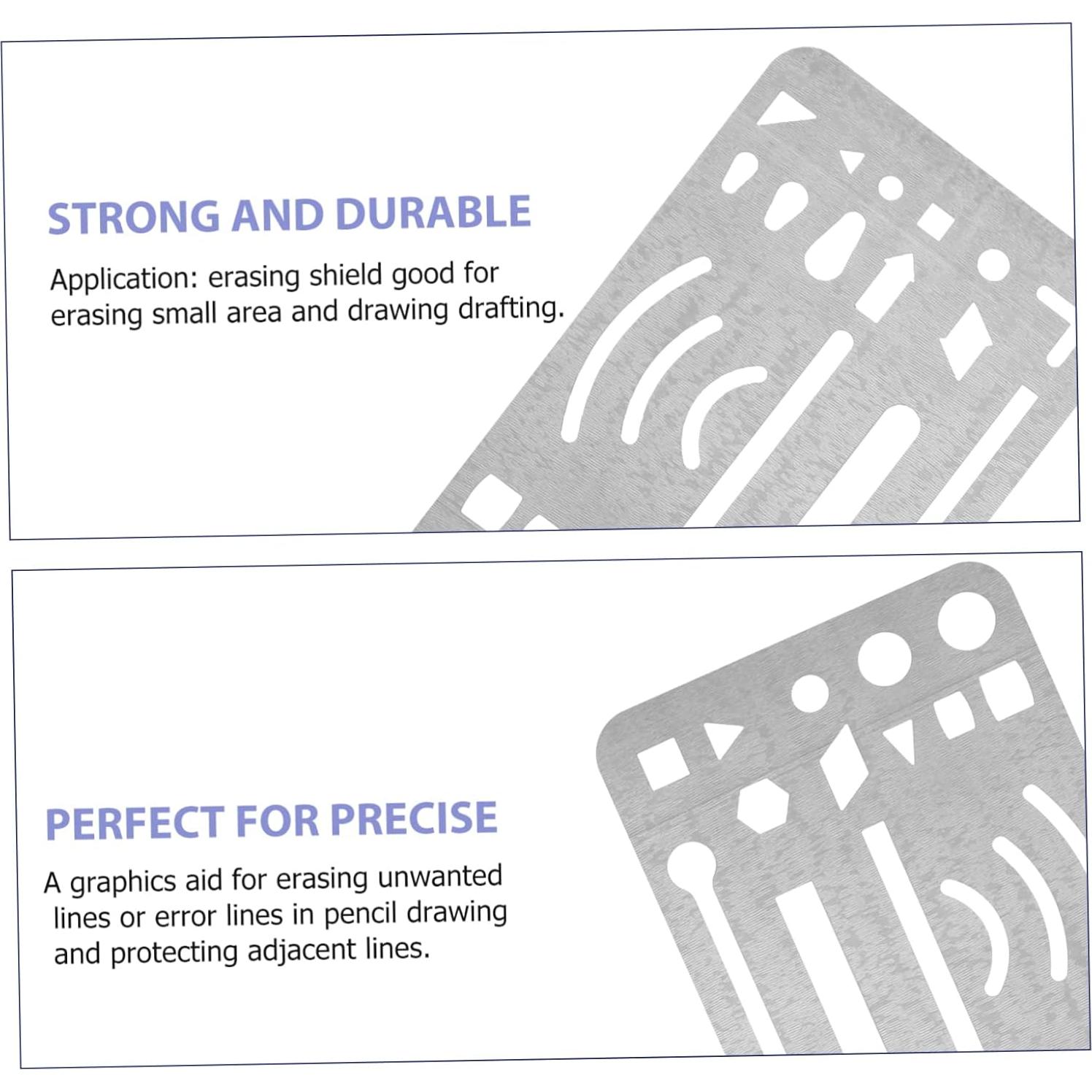 Plantilla de Borrado de Acero Inoxidable Veemoon 9.09x5.21cm