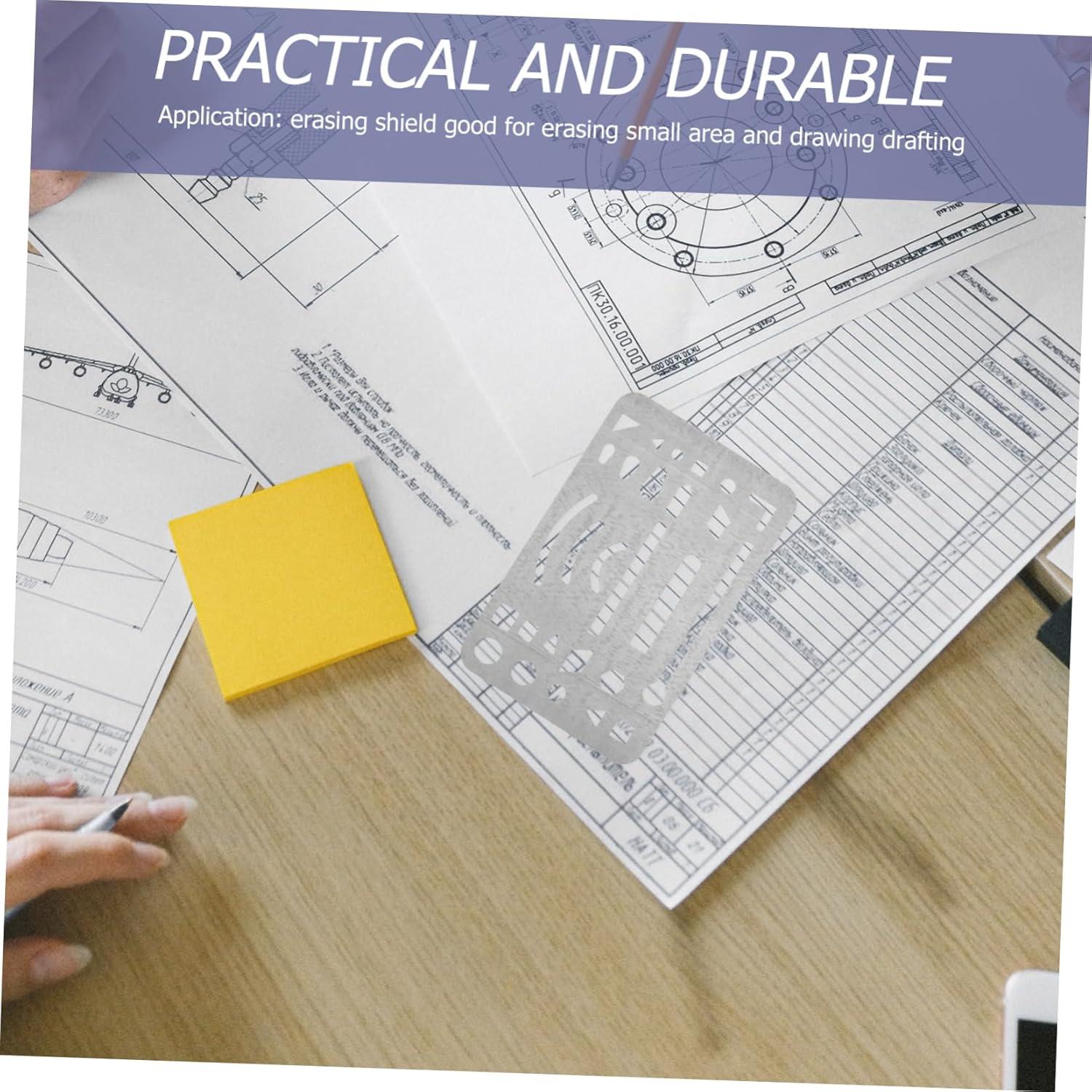 Plantilla de Borrado de Acero Inoxidable Veemoon 9.09x5.21cm