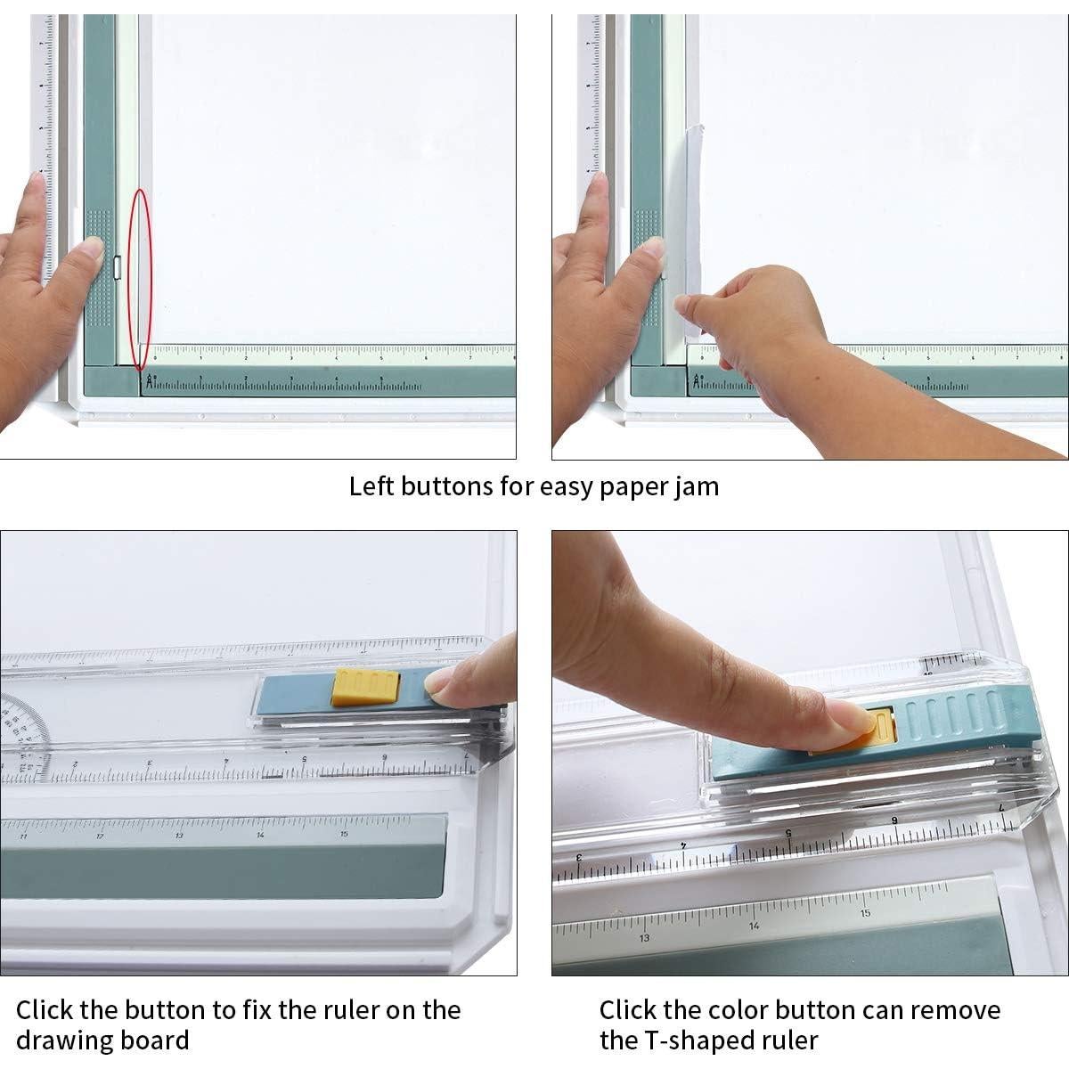 Mesa de Dibujo A3 Frylr con Regla y Sistema Ajustable