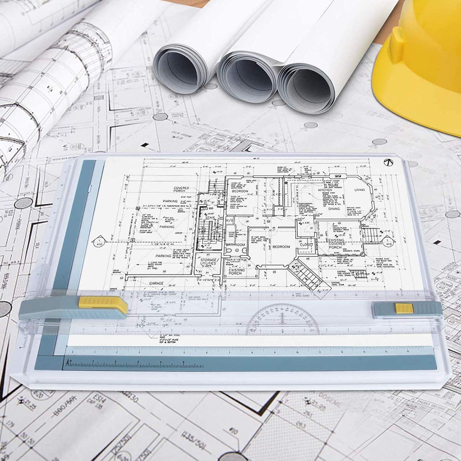 Mesa de Dibujo A3 Frylr con Regla y Sistema Ajustable