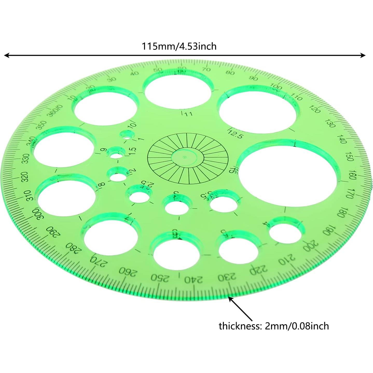 Kit de Dibujo y Borrado 27 Patrones Acero Inoxidable LUORNG