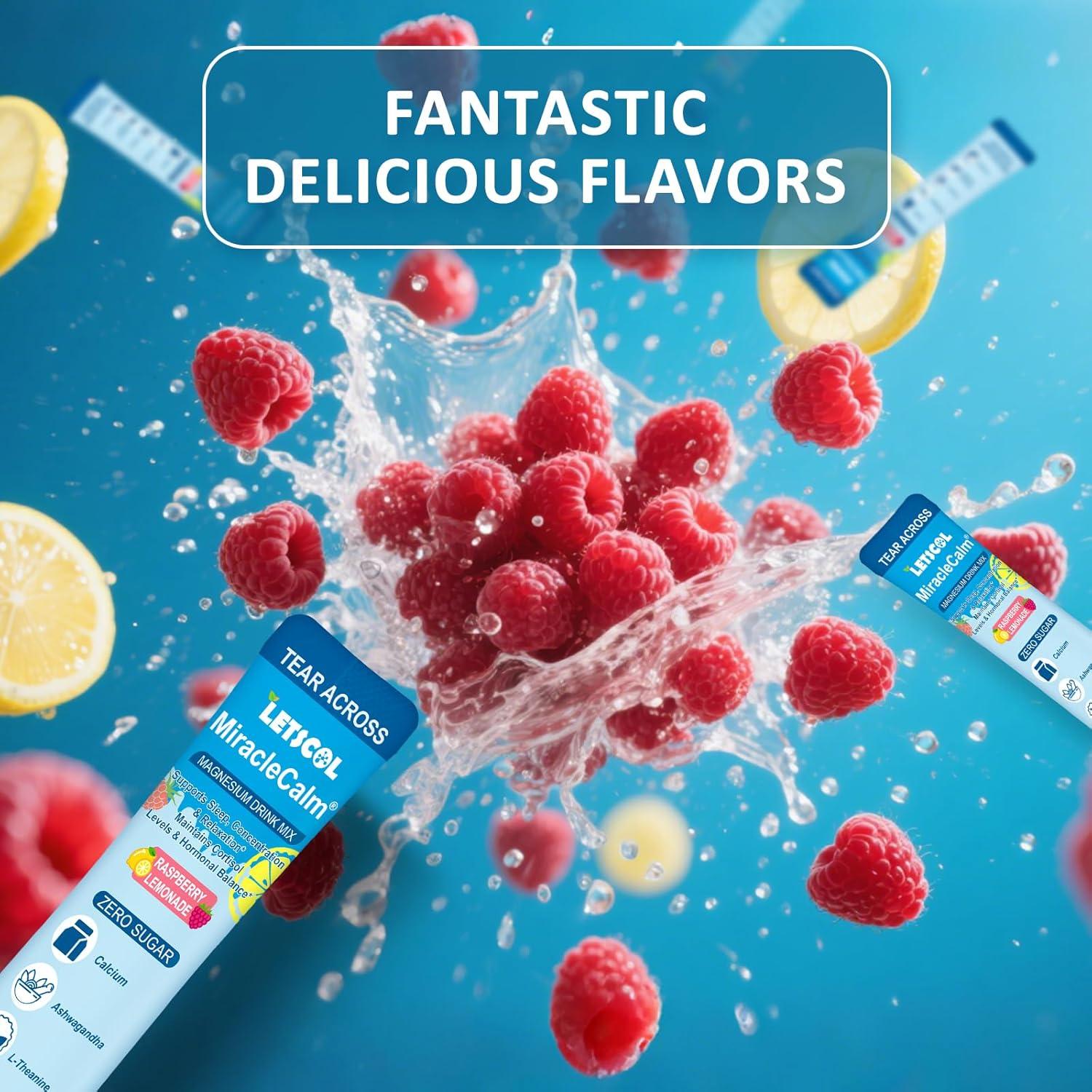 Mezcla en Polvo MiracleCalm 20 Paquetes - Magnesio y Calcio