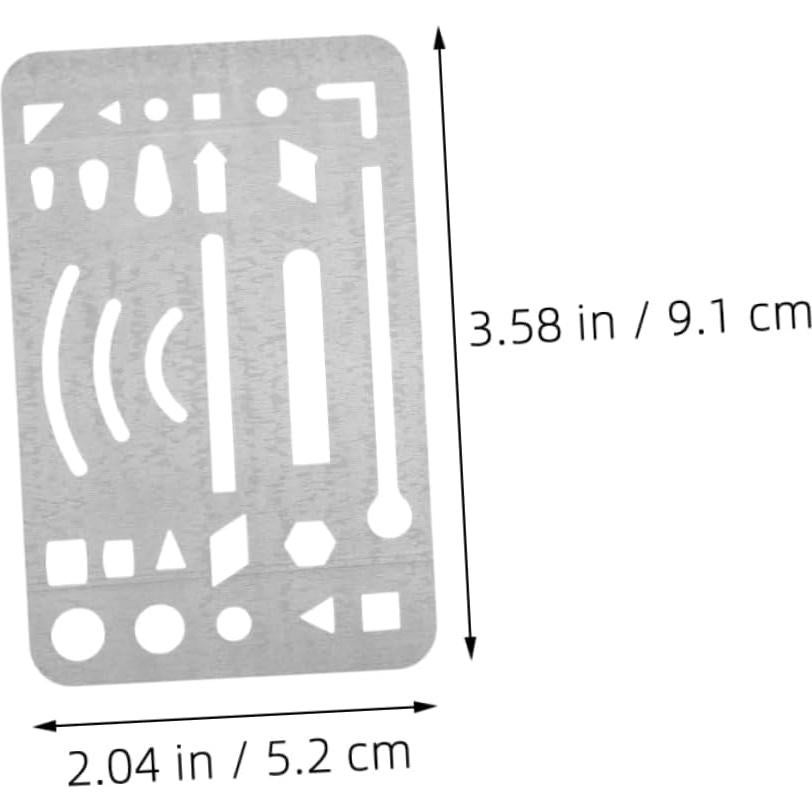 Plantillas de Borrado Homoyoyo Acero Inoxidable 3 Piezas