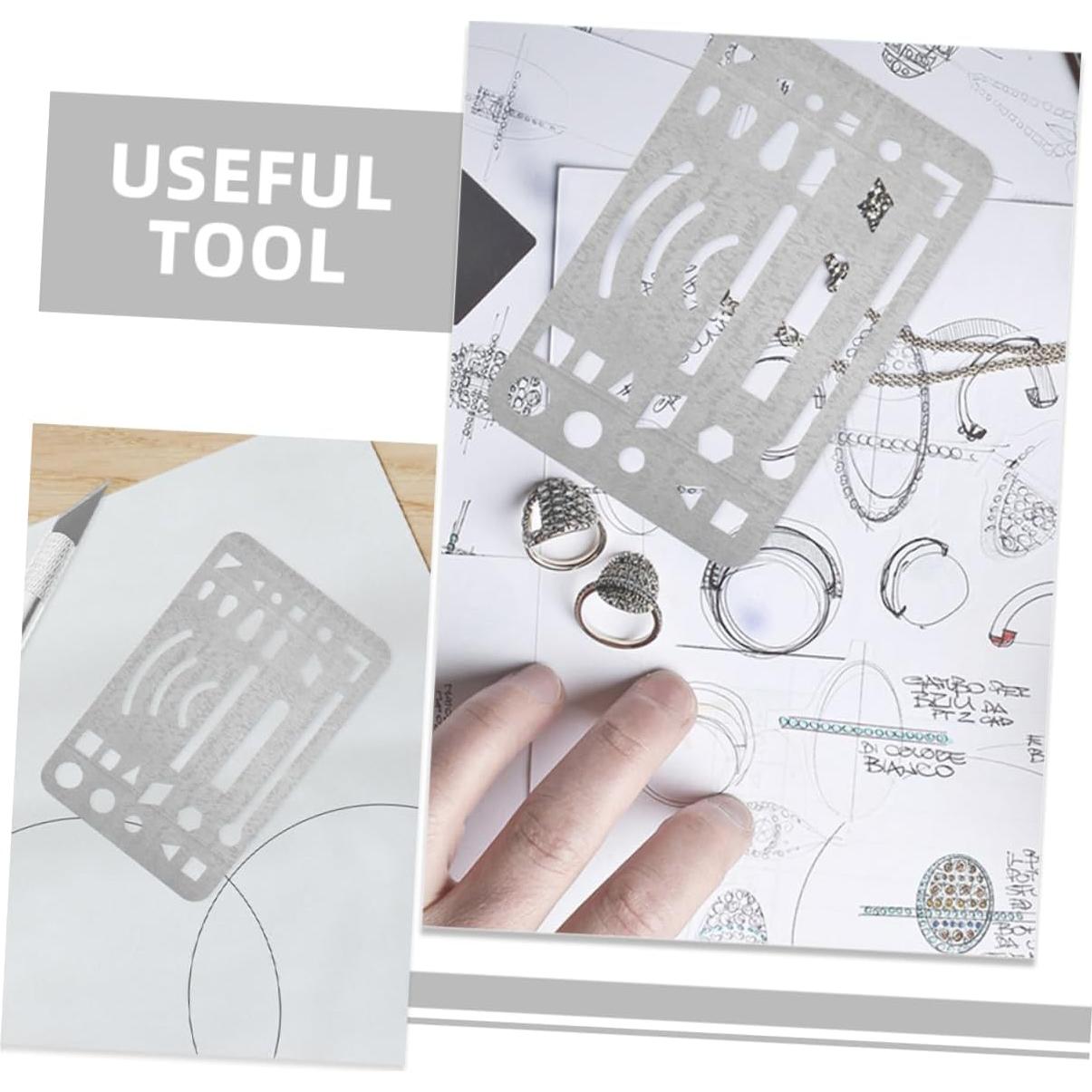 Plantillas de Borrado Homoyoyo Acero Inoxidable 3 Piezas