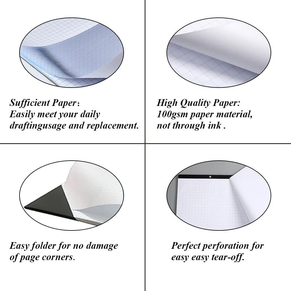 Bloc de Papel de Gráfica Yaridar 22" x 17" 50 Hojas