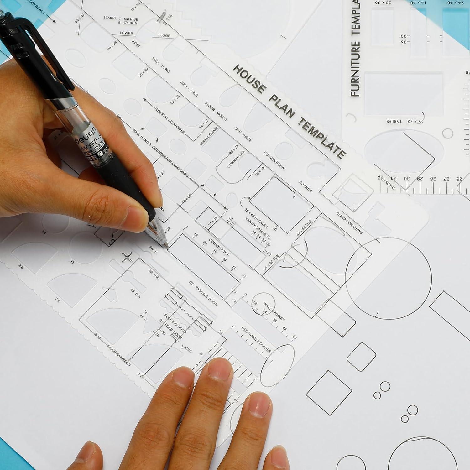 Conjunto de 6 Plantillas Circulares Flexibles Zasukol 21.8x10.6cm