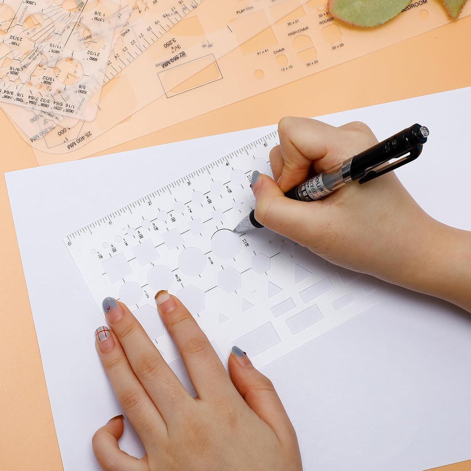 Conjunto de 6 Plantillas Circulares Flexibles Zasukol 21.8x10.6cm