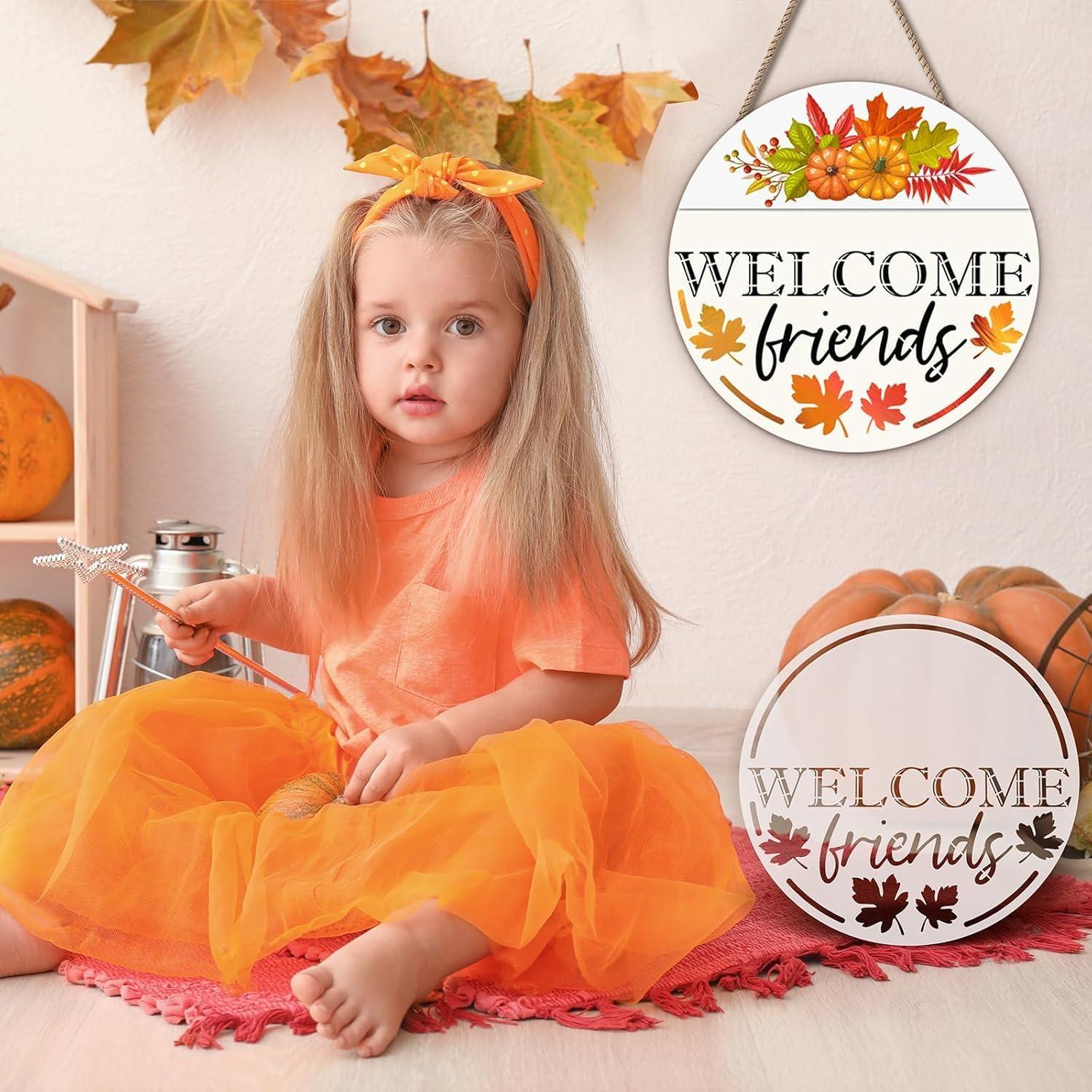 8 Plantillas de Otoño para Pintar en Madera 30.5 cm - Clothmile