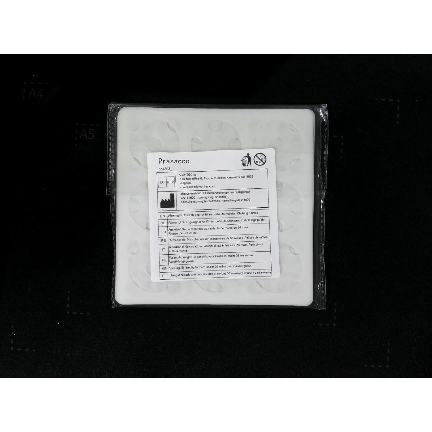 16 Plantillas Circulares Geométricas Prasacco 15x15cm Reutilizables