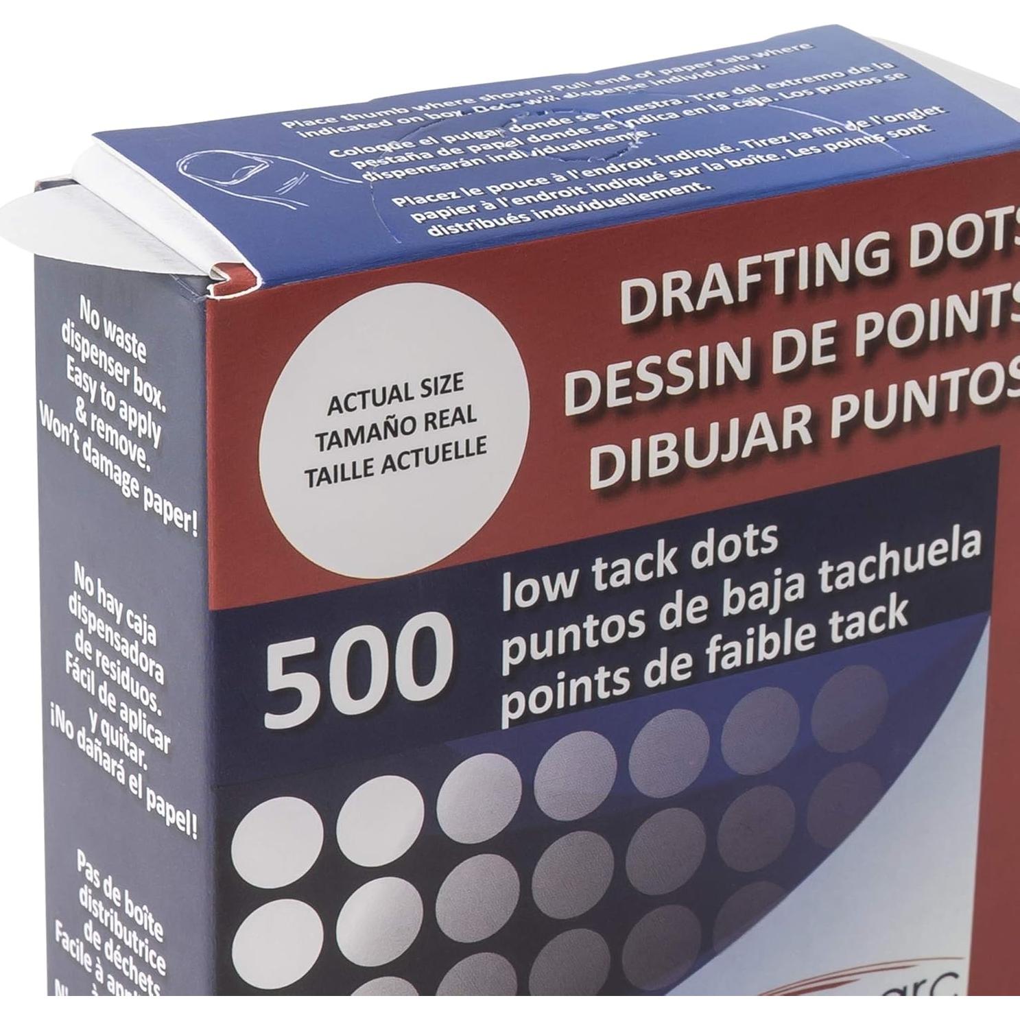 Puntos de Dibujo Profesional Pacific Arc 500 Unidades Blanco