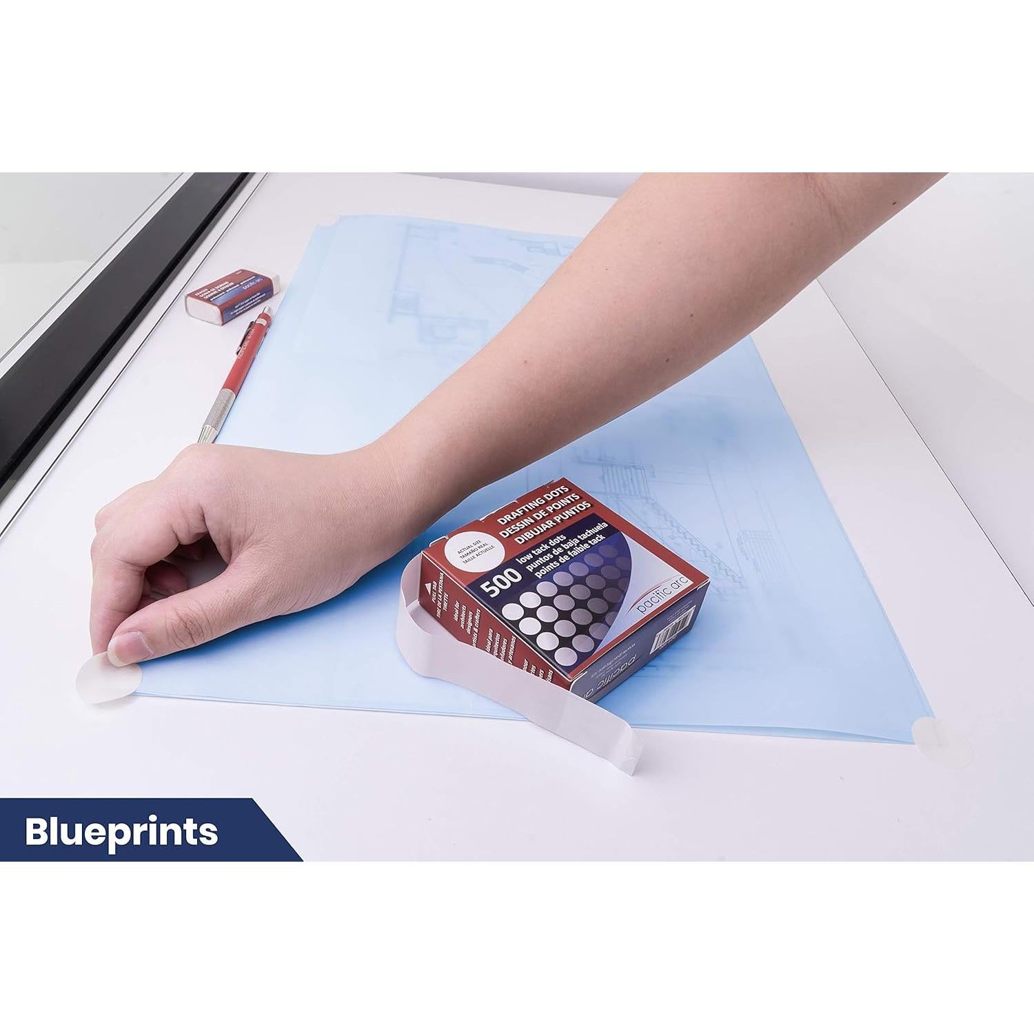 Puntos de Dibujo Profesional Pacific Arc 500 Unidades Blanco