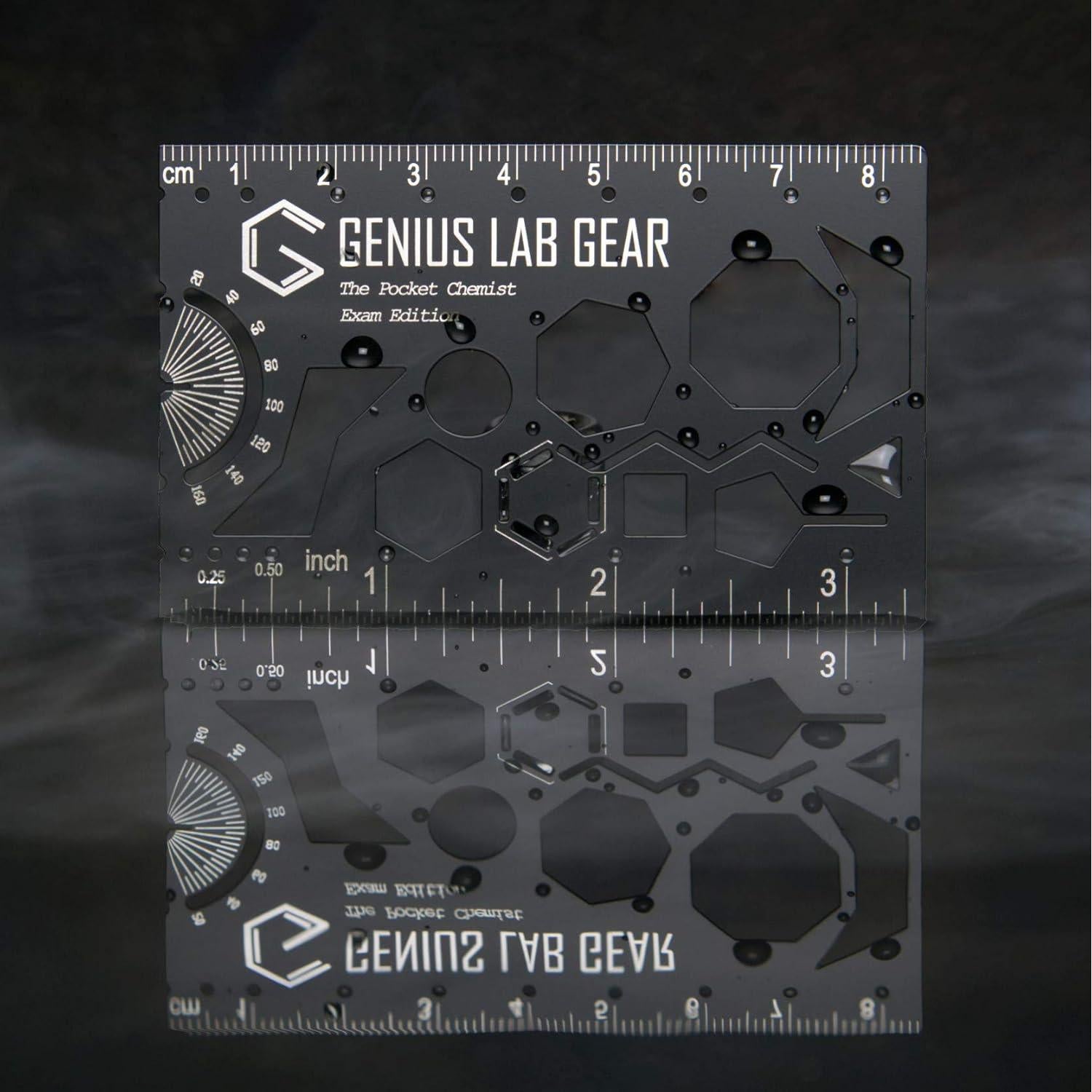 Plantilla de Dibujo Químico Pocket Chemist Metal 8.26 cm