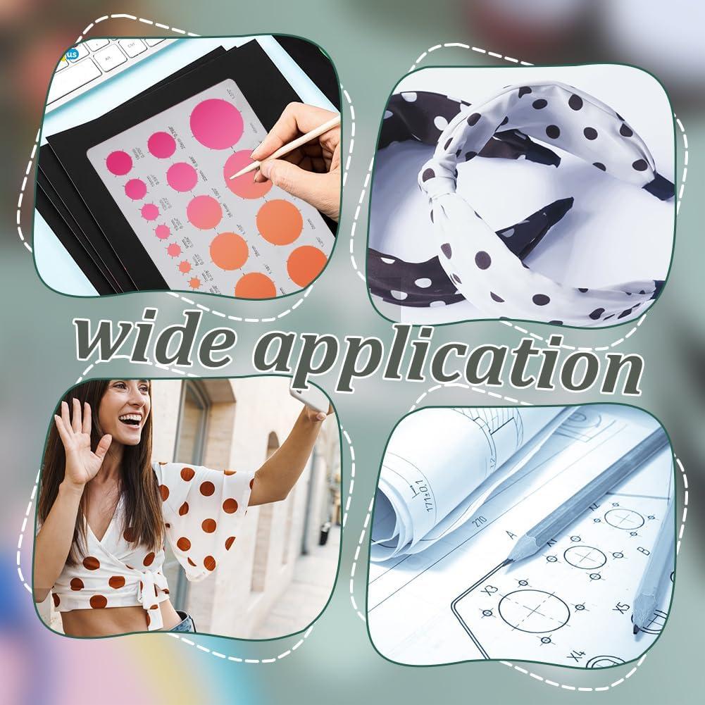 Plantilla de Círculo de Metal UNICRAFTALE 17.8x12.7cm