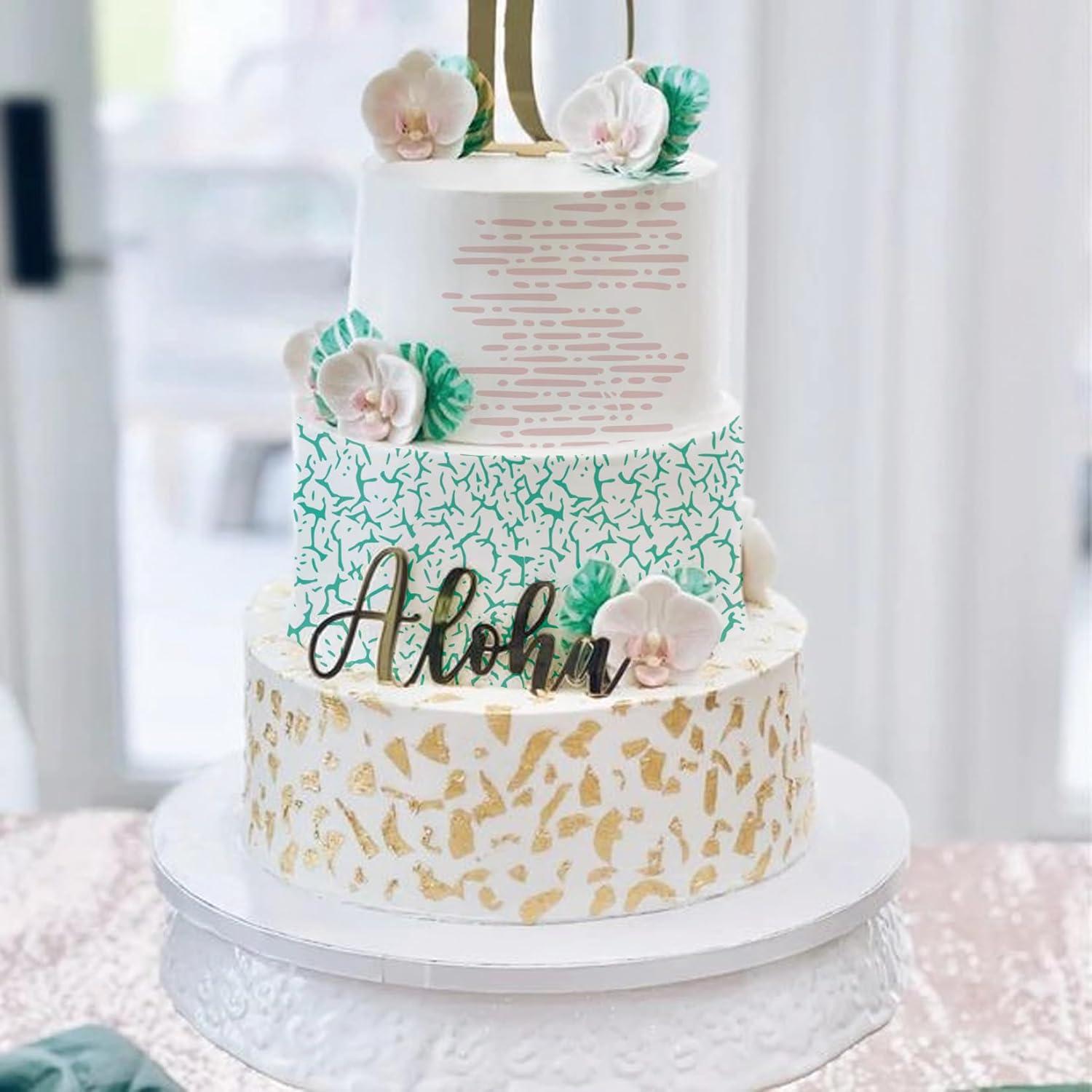 Plantillas de Textura Geométrica MYJMN - 12 Piezas Reutilizables