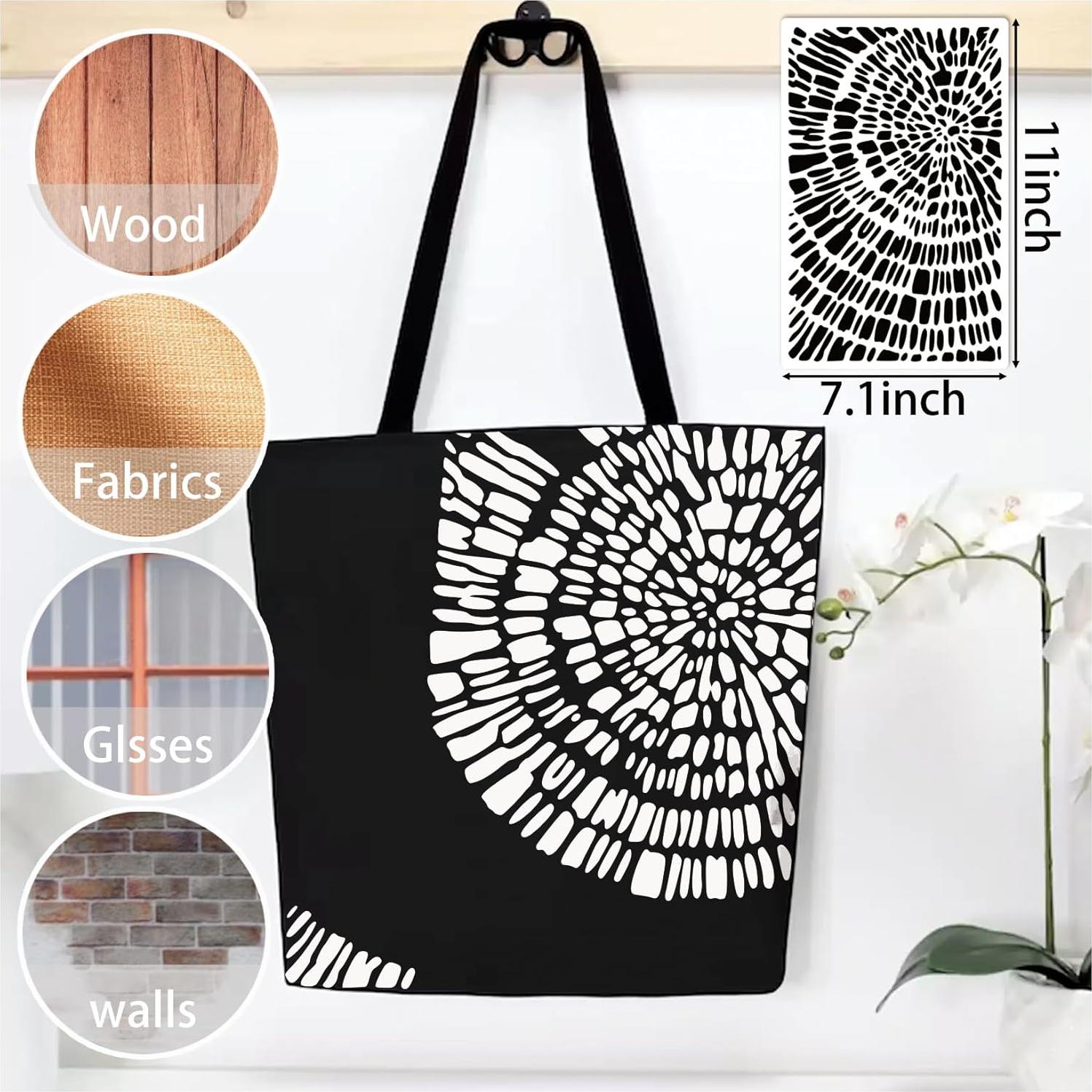 8 Plantillas de Textura Geométrica Boqon para Manualidades