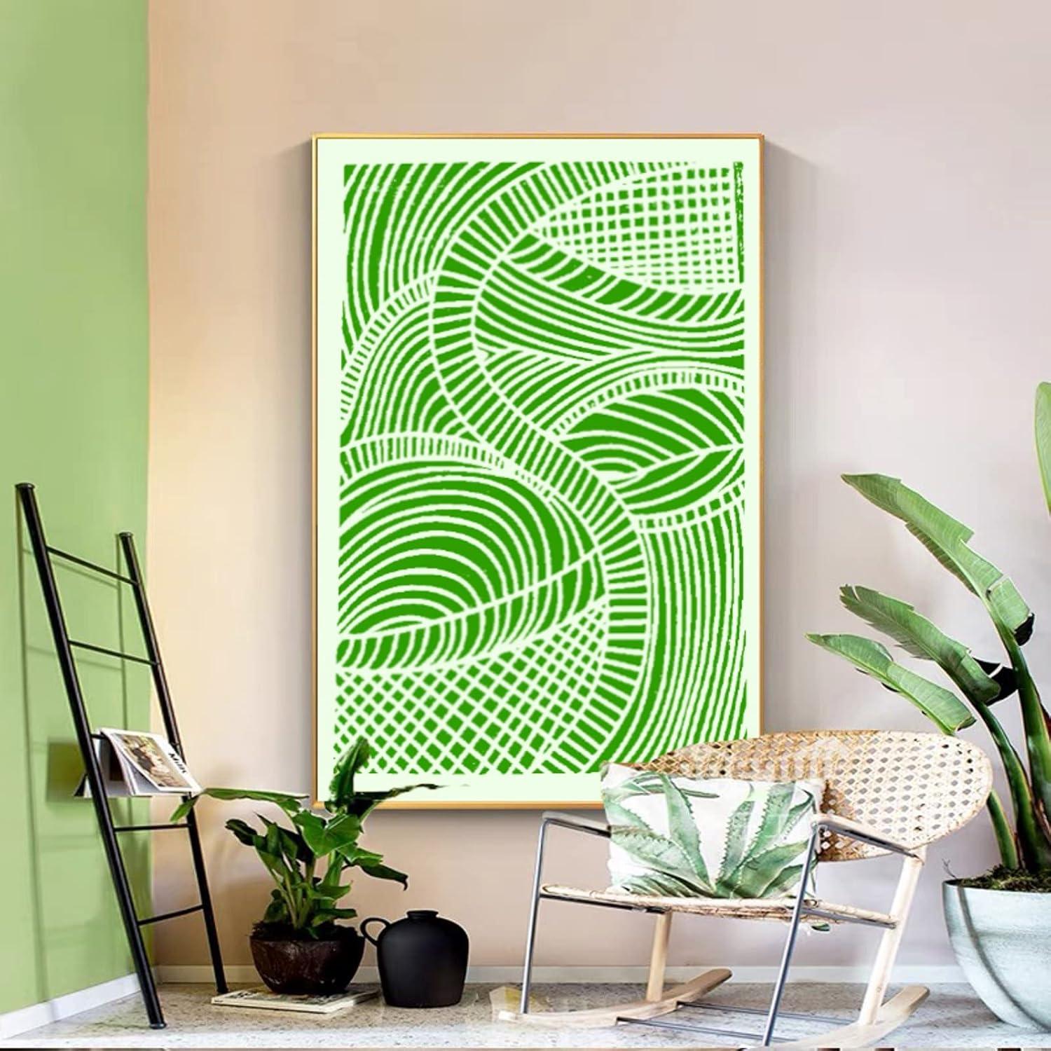 Plantillas de Textura Geométrica Abstracta Tiamech A4 6 Piezas