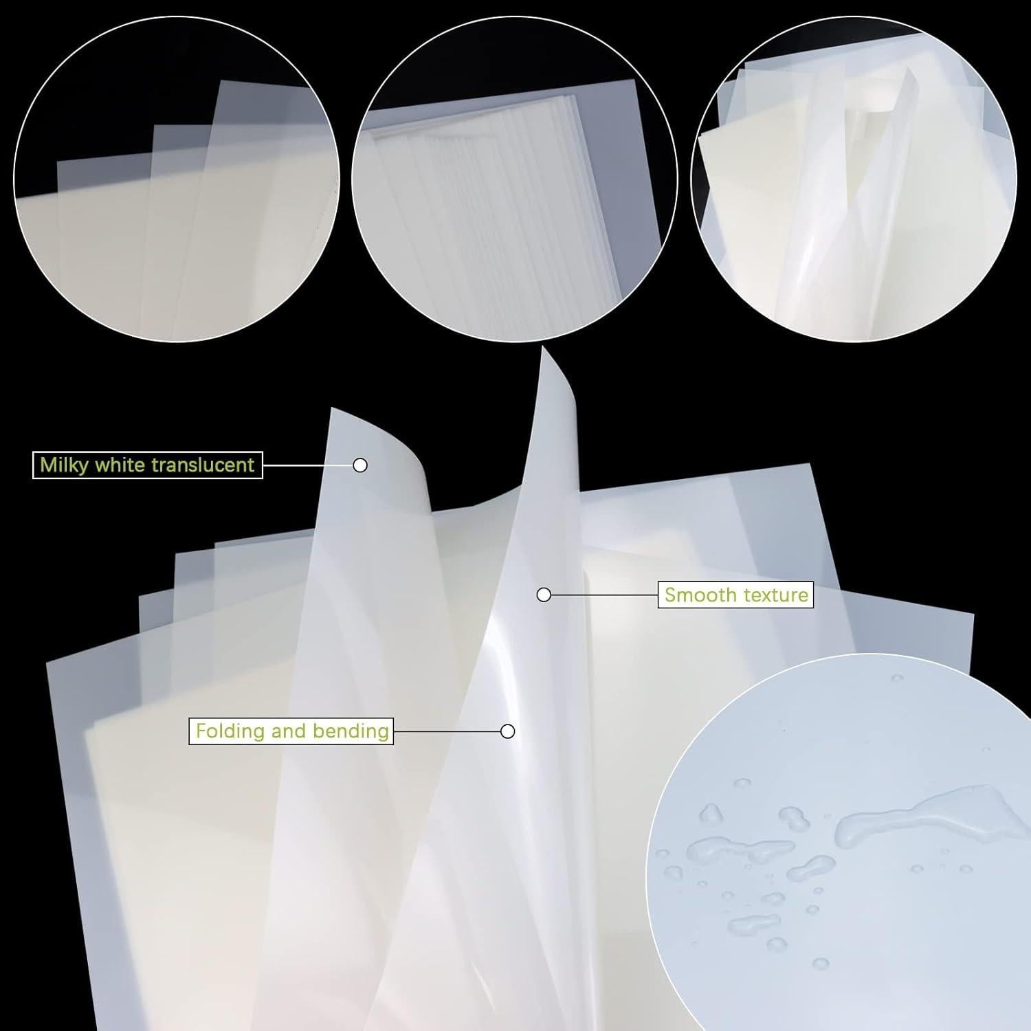 Hojas de Plantilla Mylar FSWCCK 25 Pcs 30.48x30.48 cm