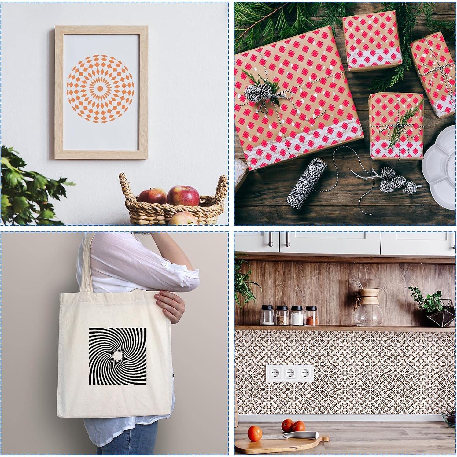 Plantillas Geométricas Tinlade 36 Piezas 15.24x15.24 cm