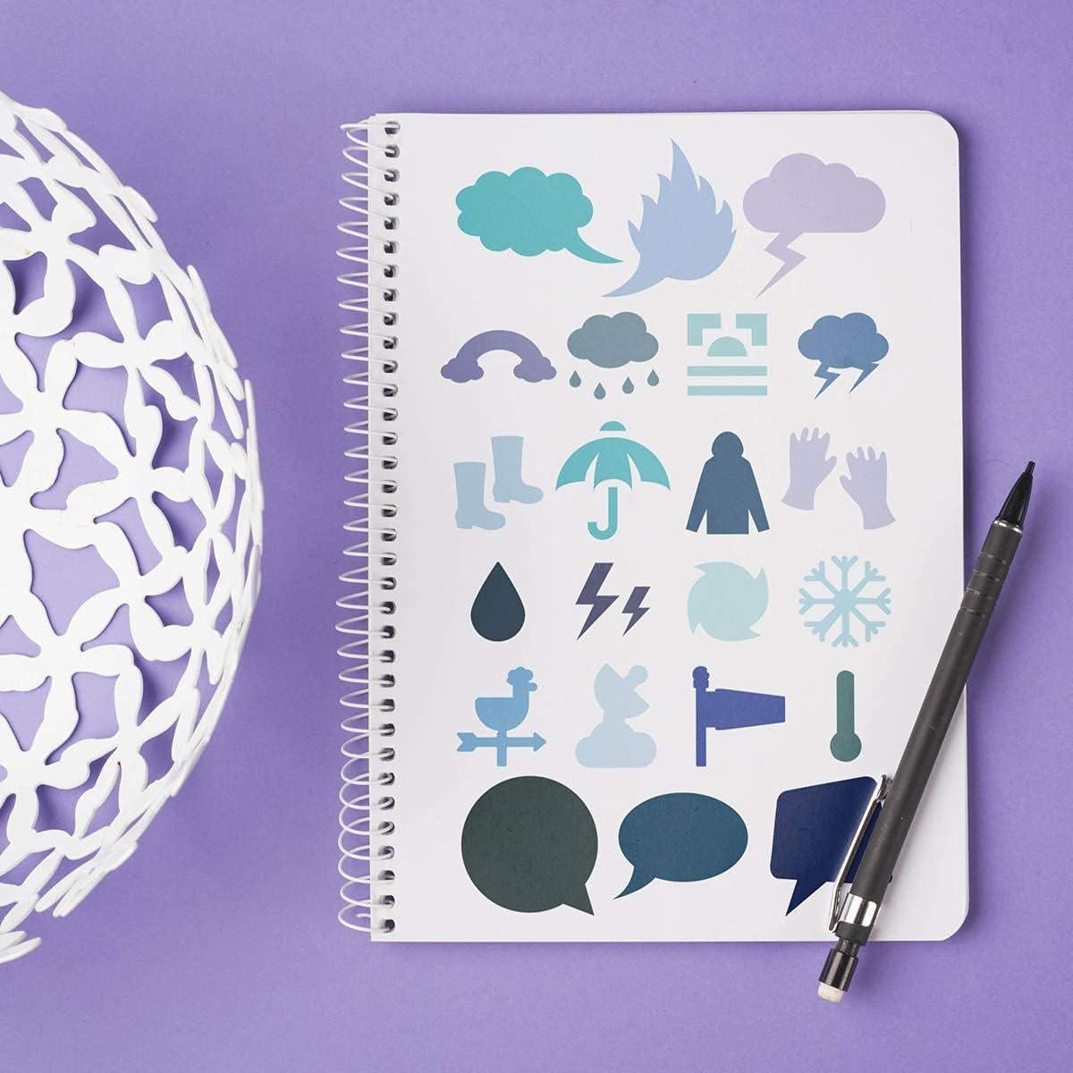 Kit de Plantillas de Dibujo Acoavo 25 Piezas para Niños