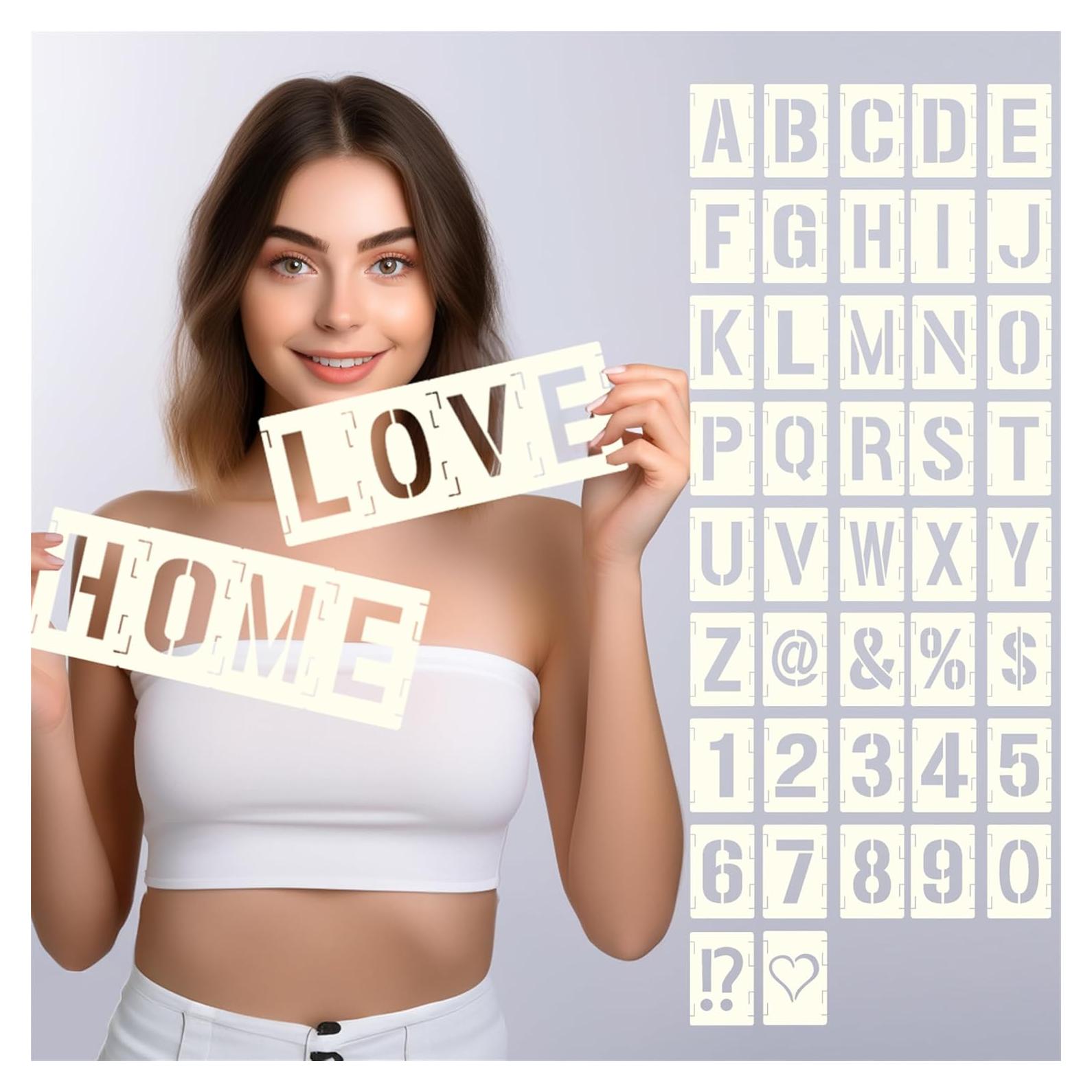 Juego de Plantillas Reutilizables Sokoro 42 Piezas 3 Pulgadas