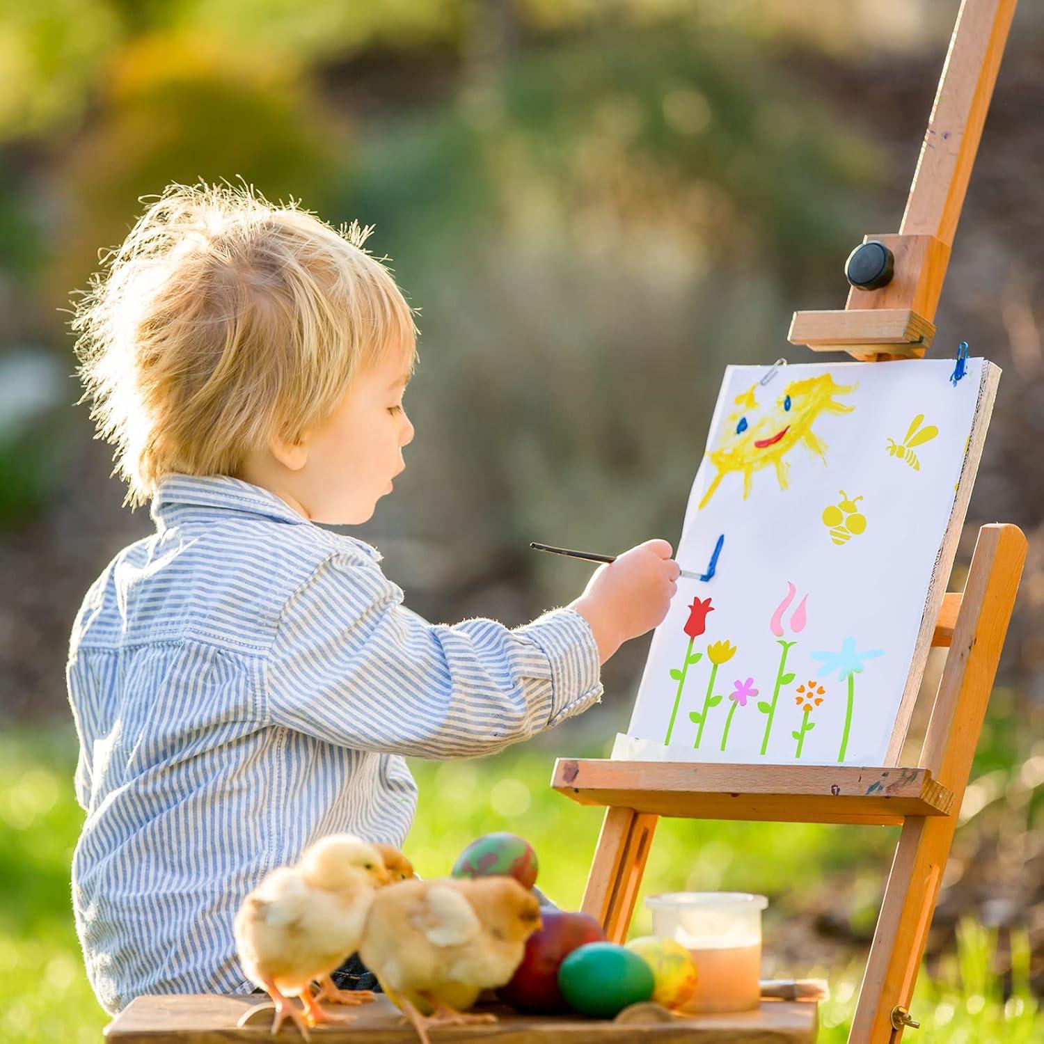 100 Plantillas Reutilizables para Pintar Fainne 5x5 cm Flores