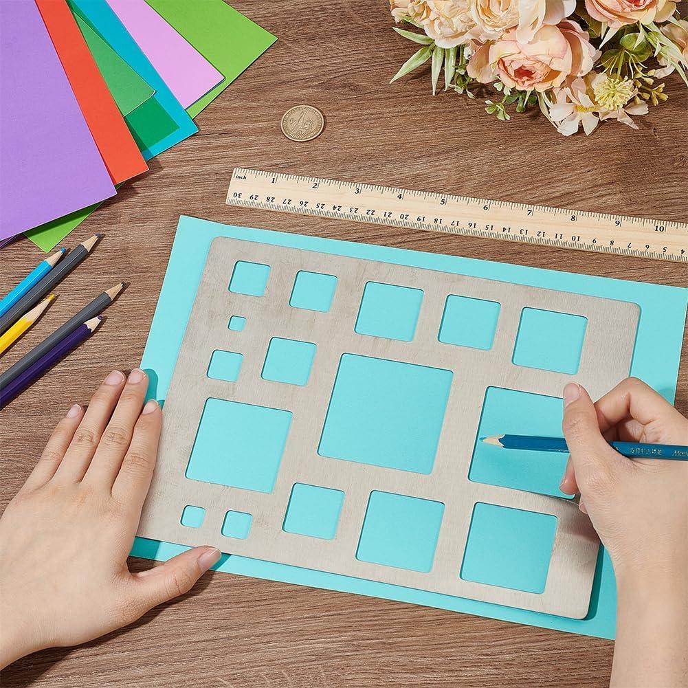 Plantilla Cuadrada PH PandaHall Acero Inoxidable 190x250 mm