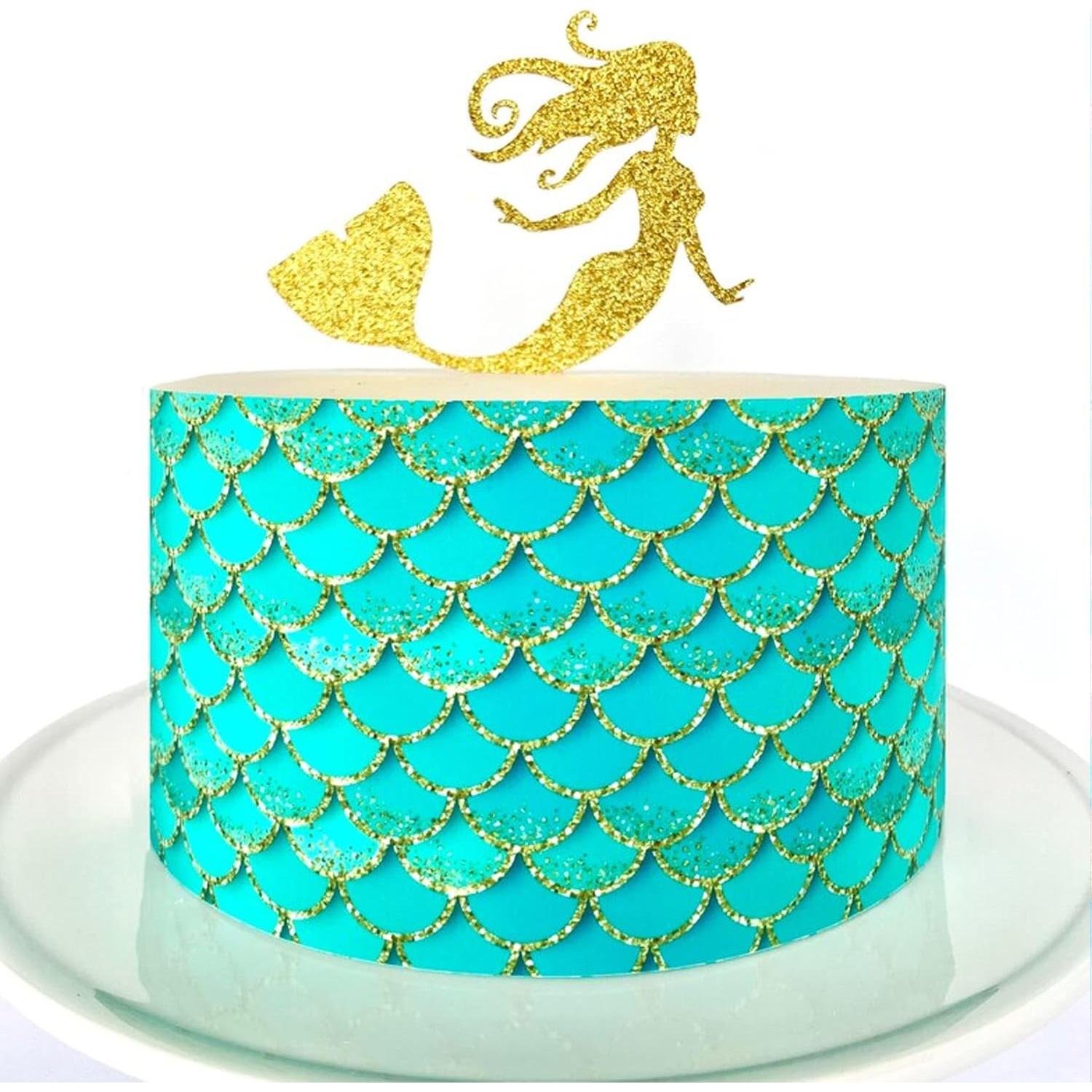 Kit de Plantillas de Maquillaje de Sirena Pkqon - 11 Piezas