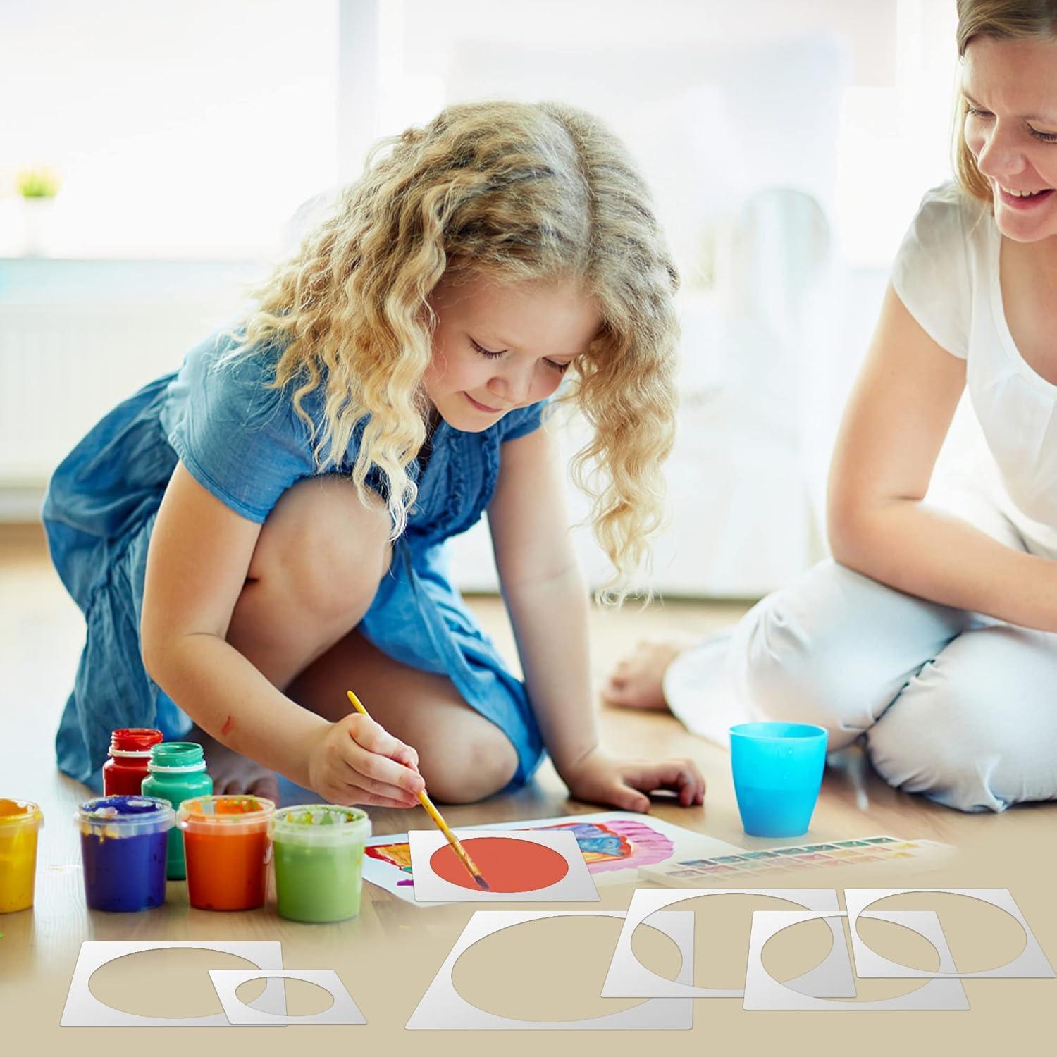 Plantillas de Círculo Reutilizables Daomong 8 Pcs 6-25cm