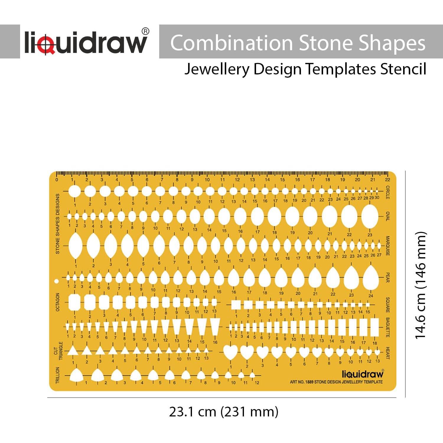 Plantillas de Joyería Liquidraw 1889 - Naranja Transparente