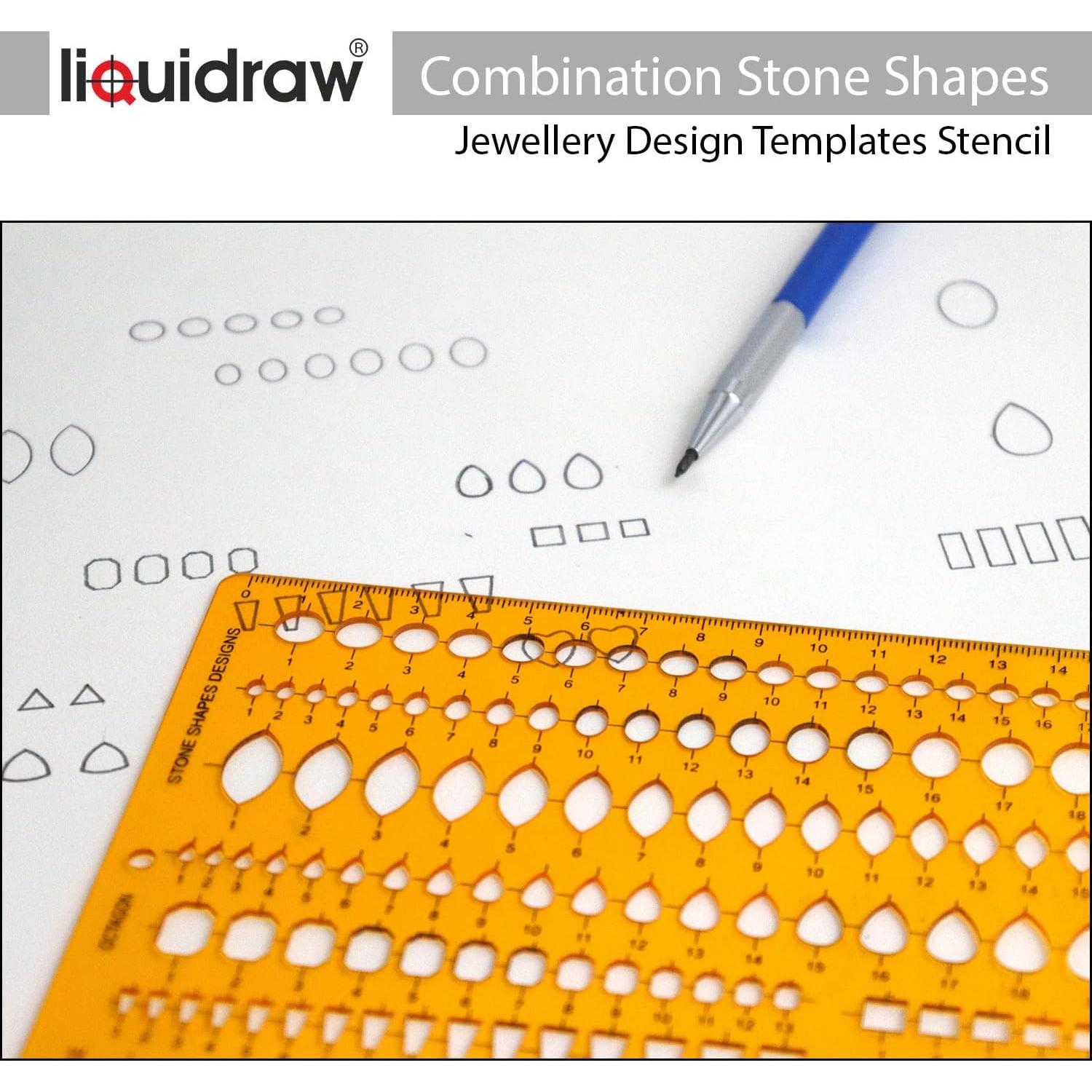 Plantillas de Joyería Liquidraw 1889 - Naranja Transparente