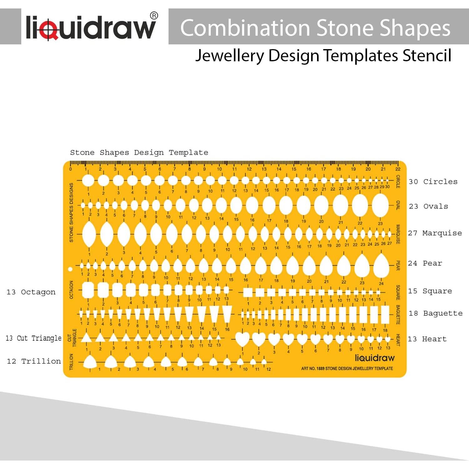 Plantillas de Joyería Liquidraw 1889 - Naranja Transparente