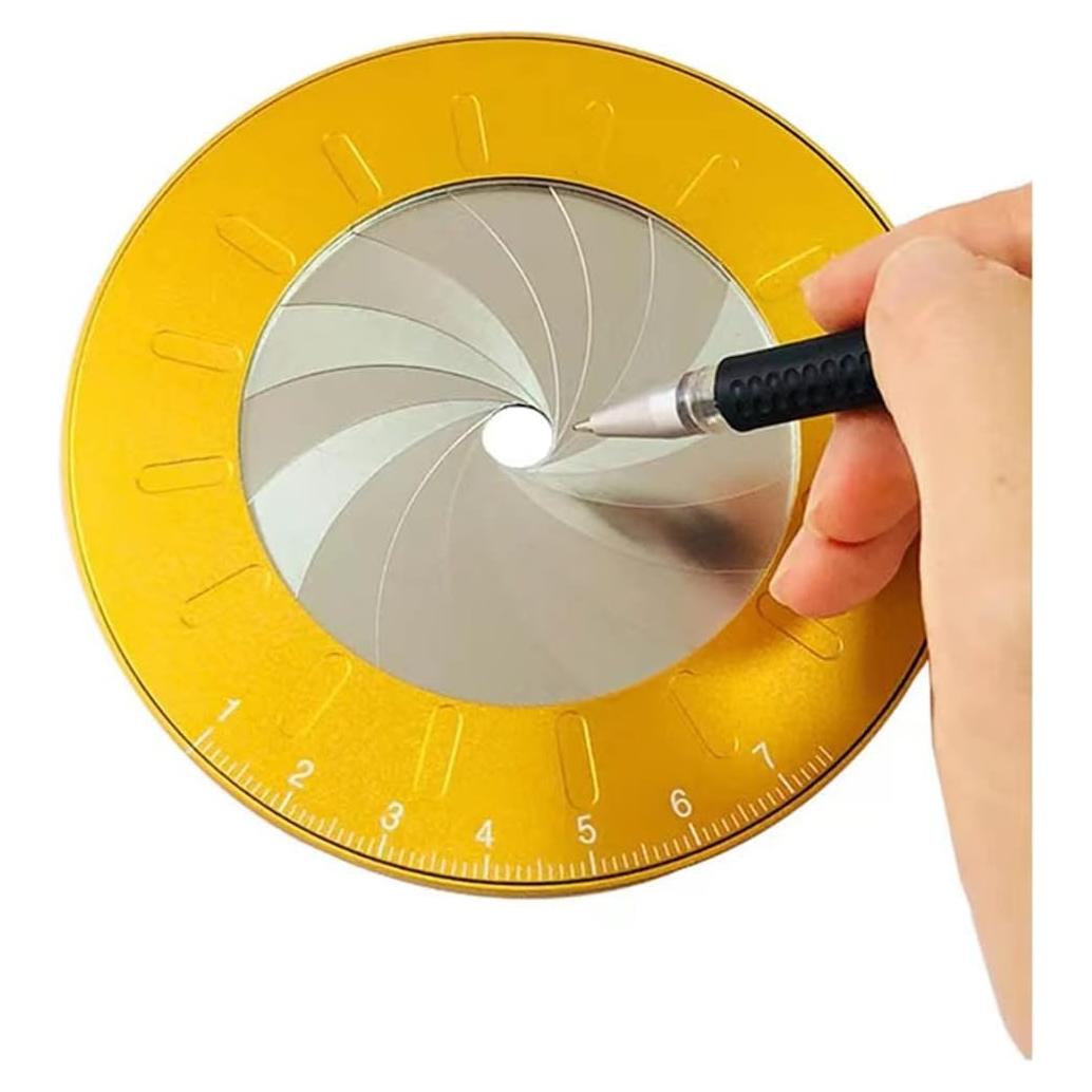 Creador de Círculos Ajustable Szliyands - Acero Inoxidable 12.5cm