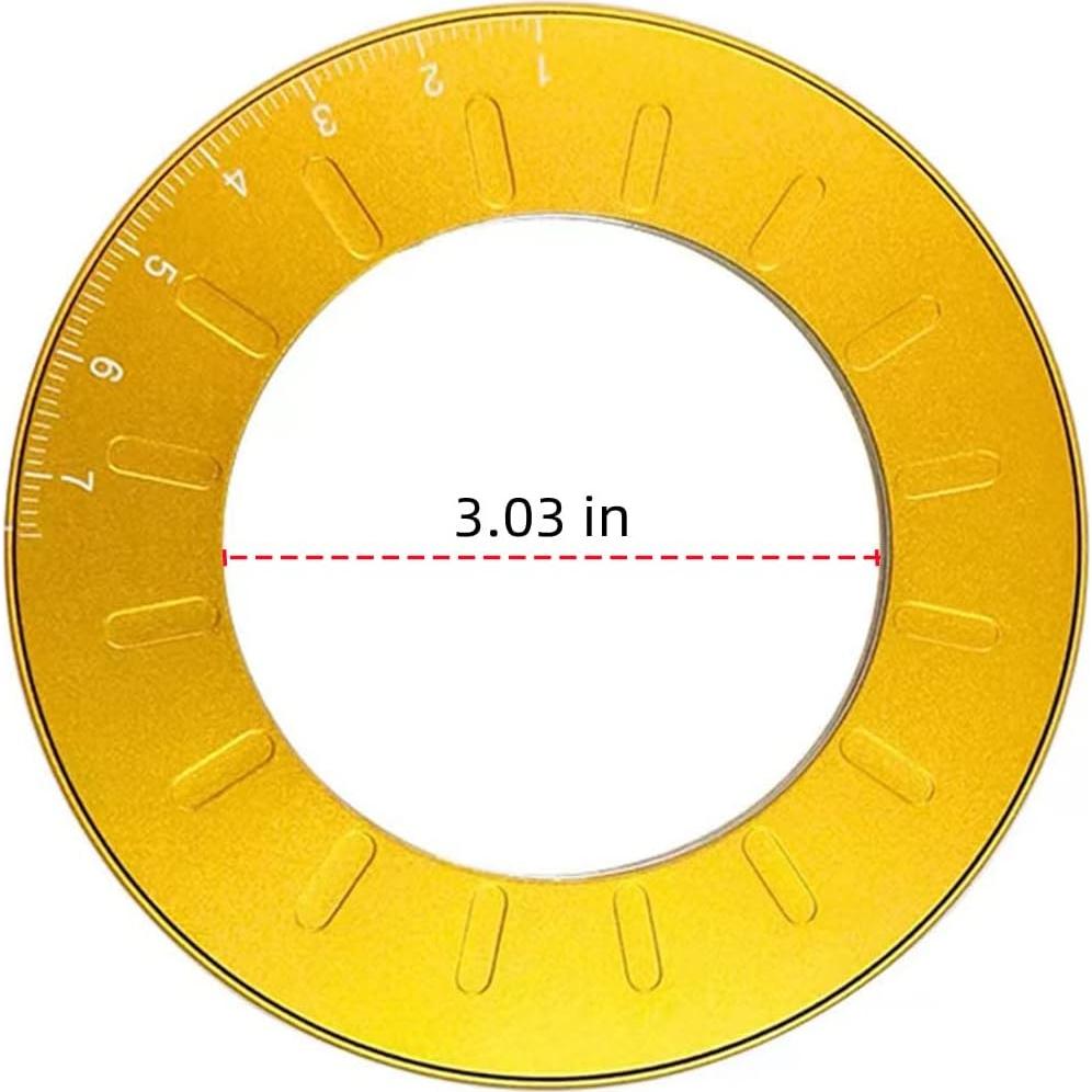 Creador de Círculos Ajustable Szliyands - Acero Inoxidable 12.5cm