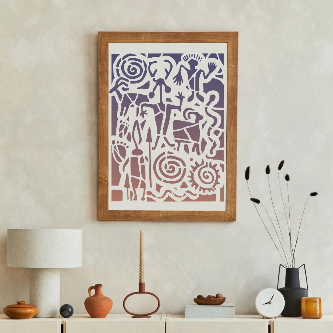 Plantillas Reutilizables para Manualidades SUNVERSE 15 Piezas