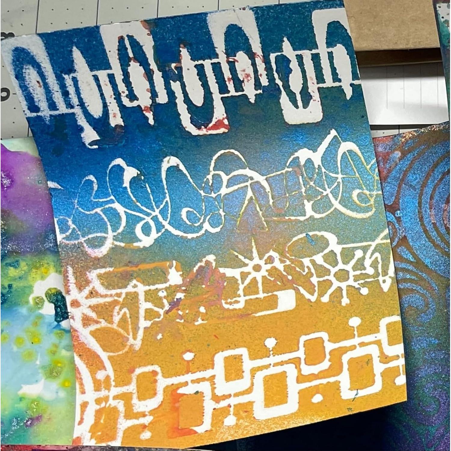 Plantillas Reutilizables para Manualidades SUNVERSE 15 Piezas