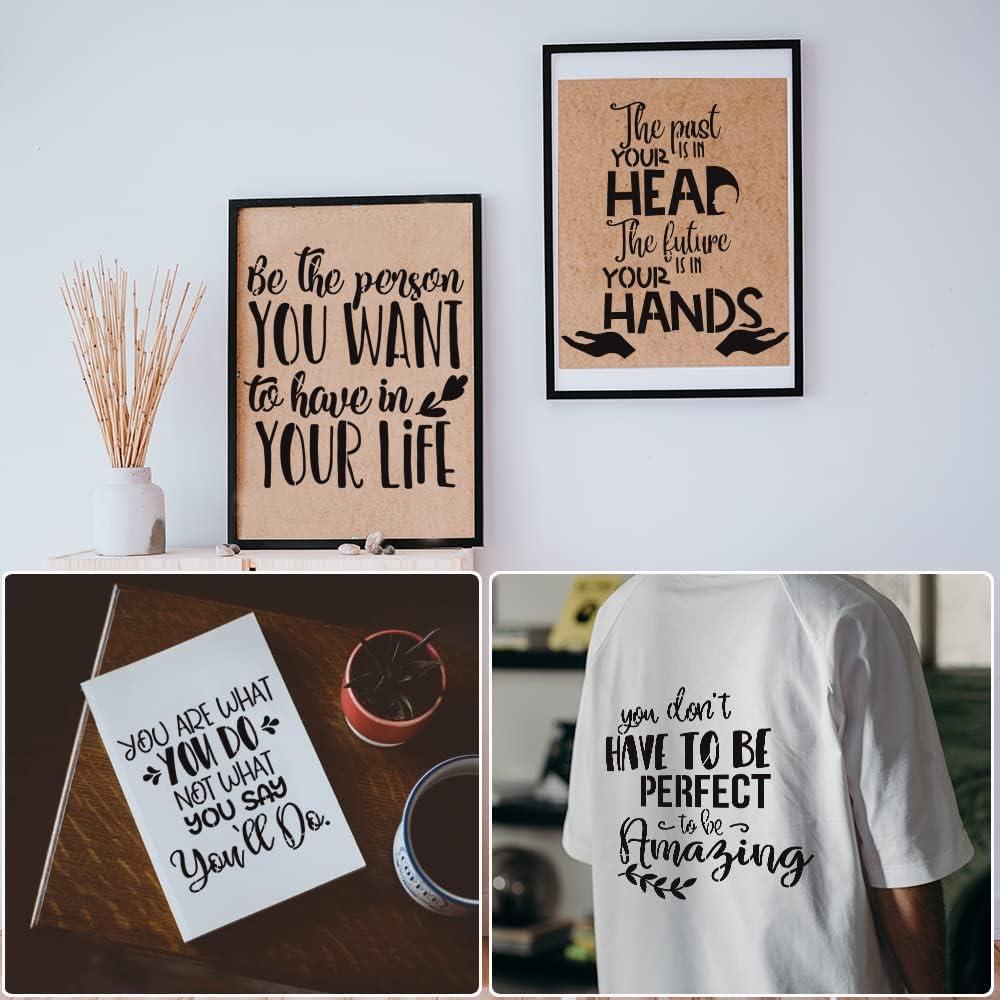 Conjunto de 16 Plantillas Reutilizables para Pintar 20x20cm