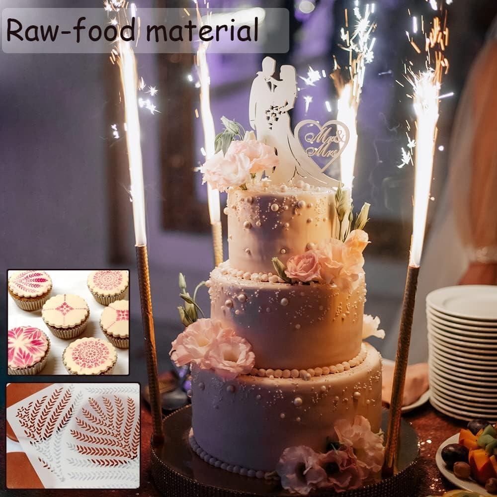 10 Hojas Plantillas Mylar 30.5x30.5cm 7 Mil PET Reutilizables