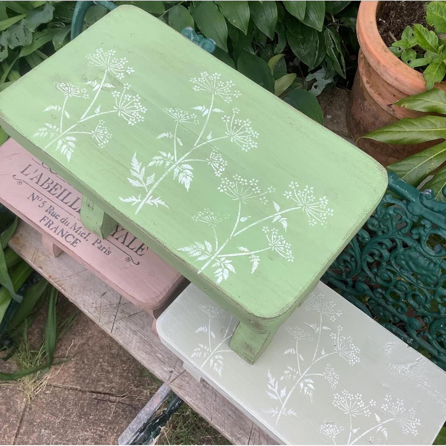 Plantillas de Flores Grandes Reutilizables 10 Piezas 35.6x25.4 cm