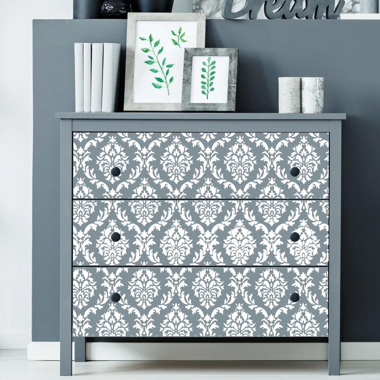 Plantillas de Damask para Paredes 30.48x30.48 cm - 9 Piezas